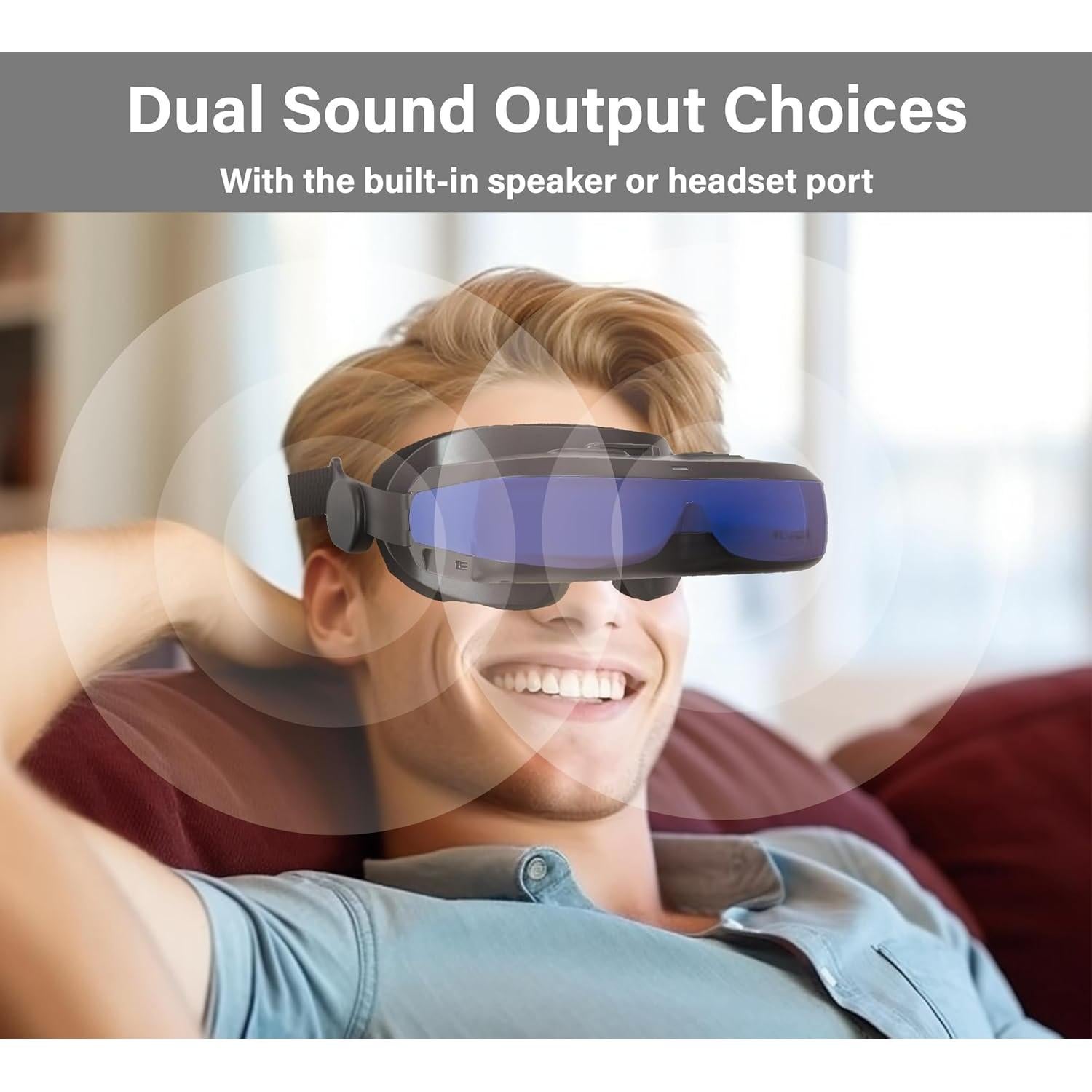 Gafas de Video Inmersivas Bigeyes H5 Pro USB-C con Altavoces