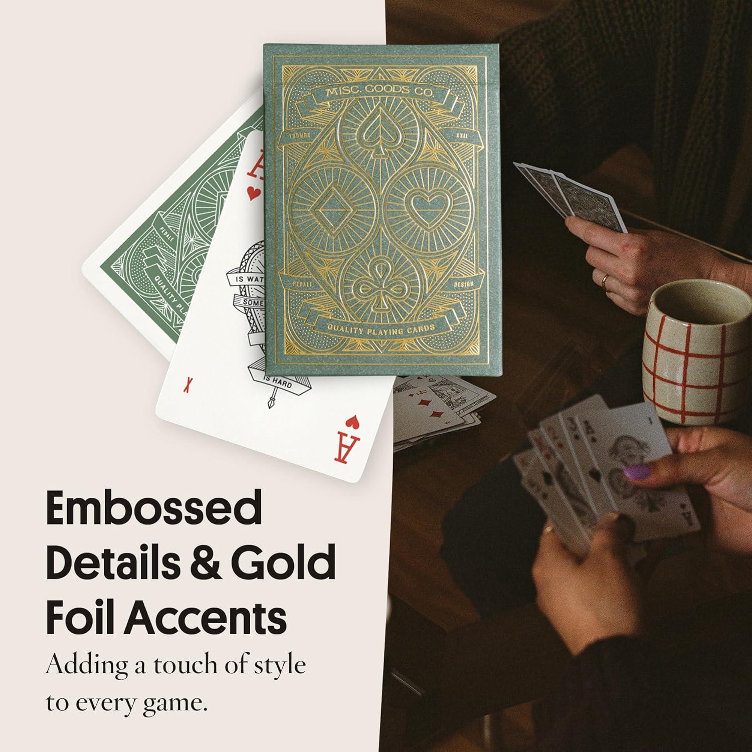 Baraja de Cartas Premium Misc. Goods Co. Cactus - Ilustraciones Únicas