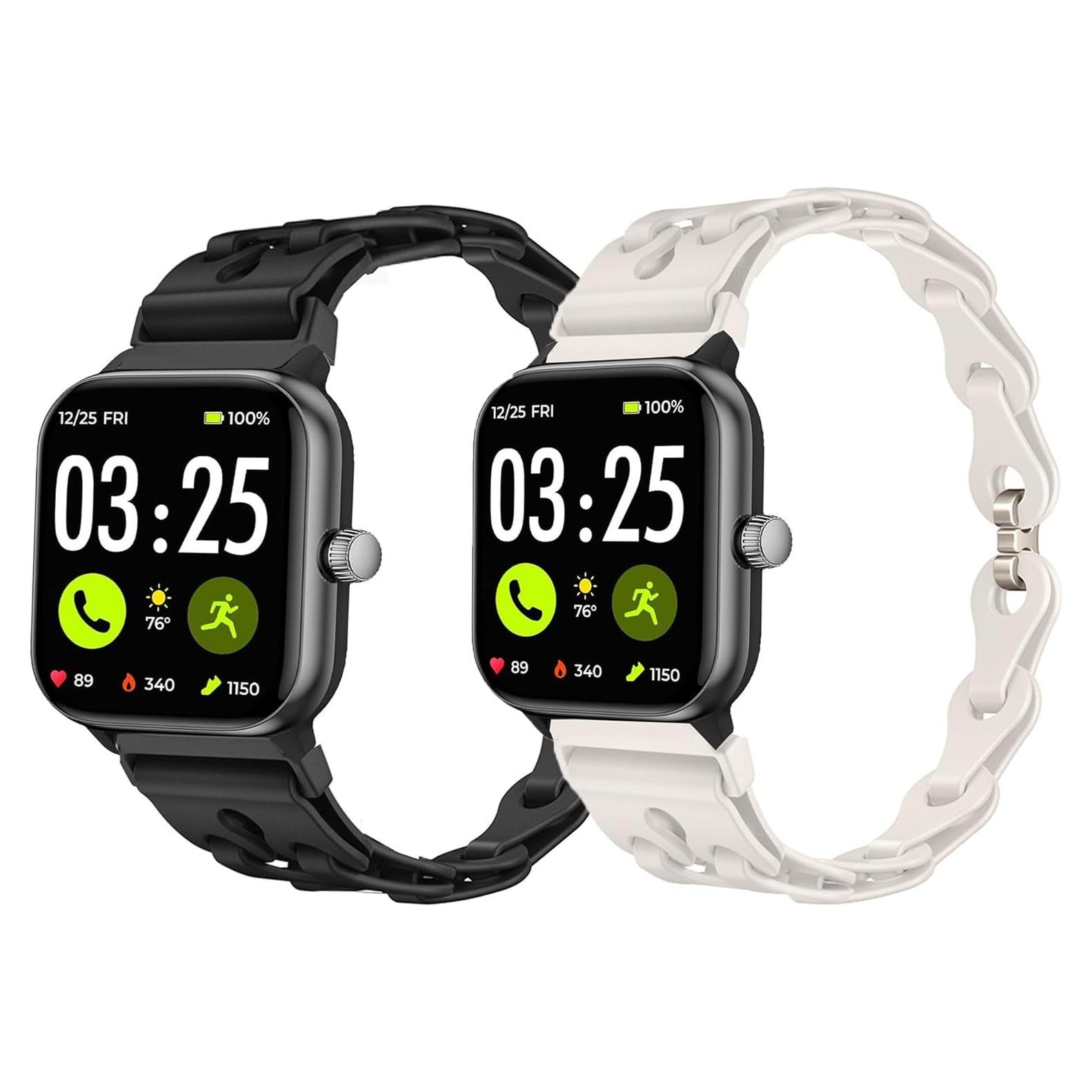 Correa de Silicona Elástica 22mm para Reloj Spade & Co Salud 4