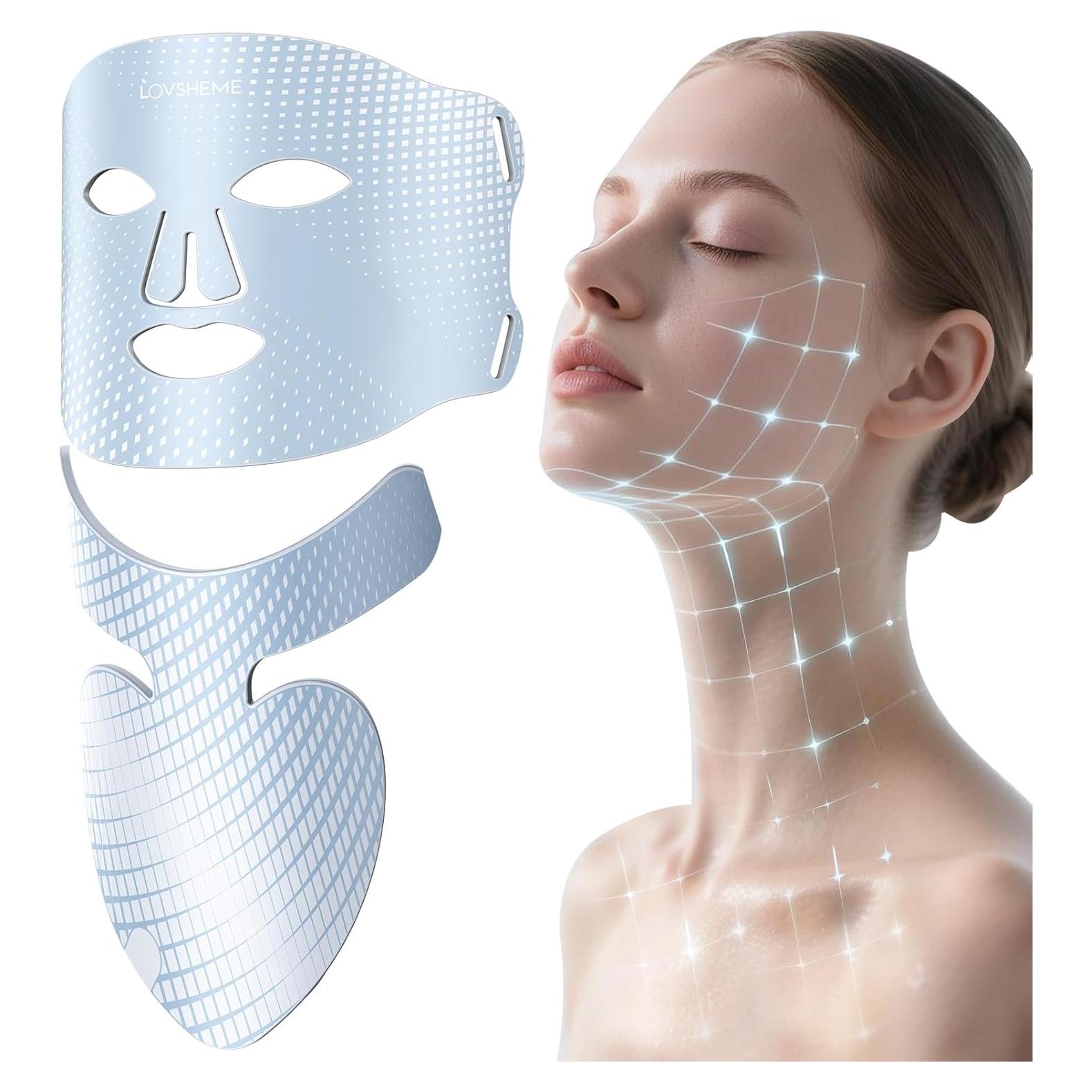 Máscara de Luz LED Lovsheme para Cara y Cuello 4 Colores