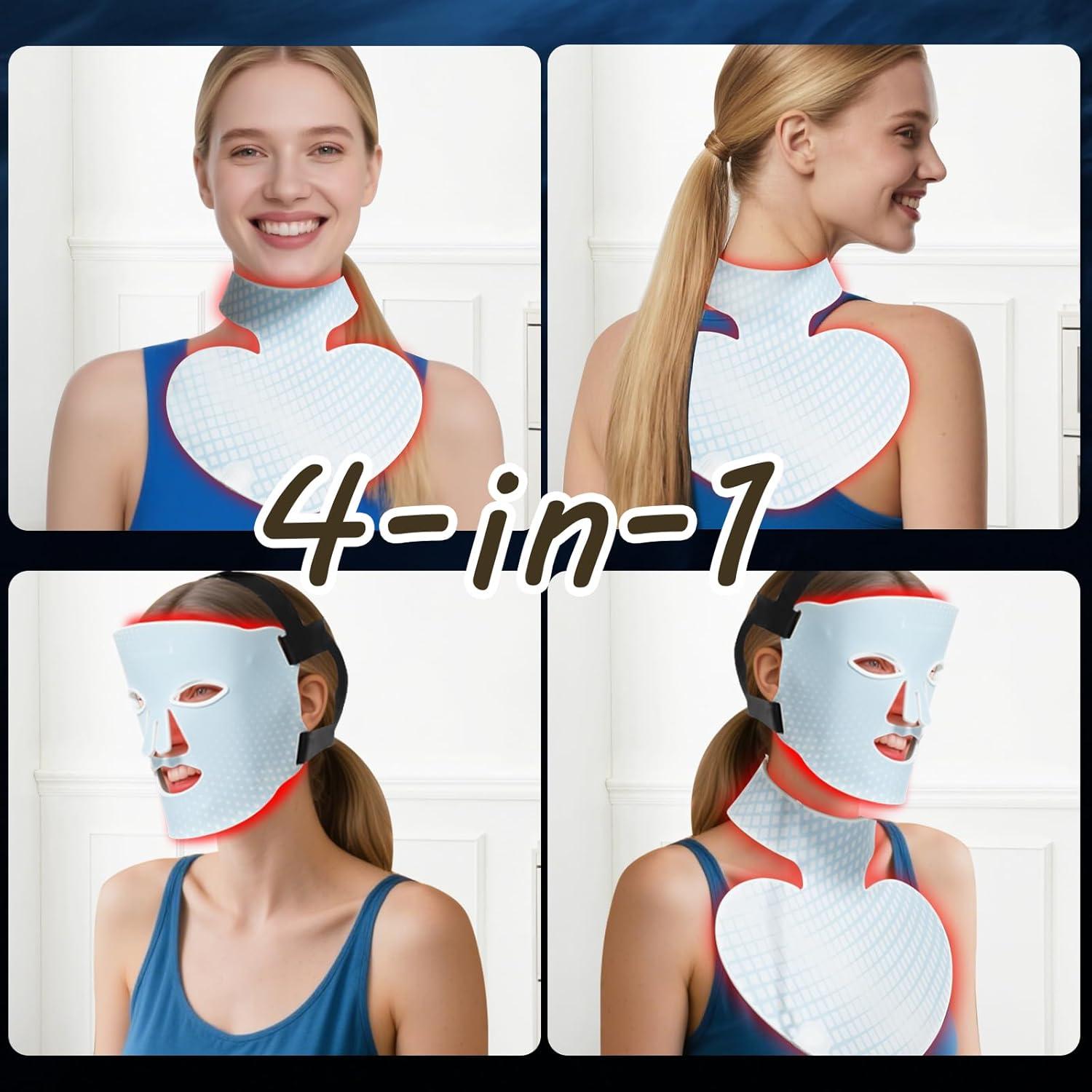 Máscara de Luz LED Lovsheme para Cara y Cuello 4 Colores