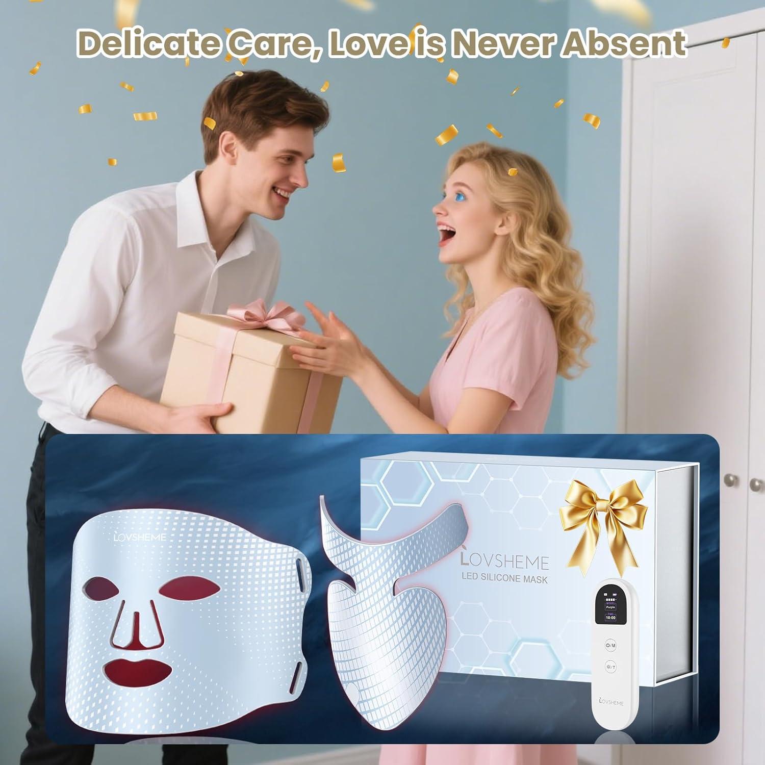 Máscara de Luz LED Lovsheme para Cara y Cuello 4 Colores