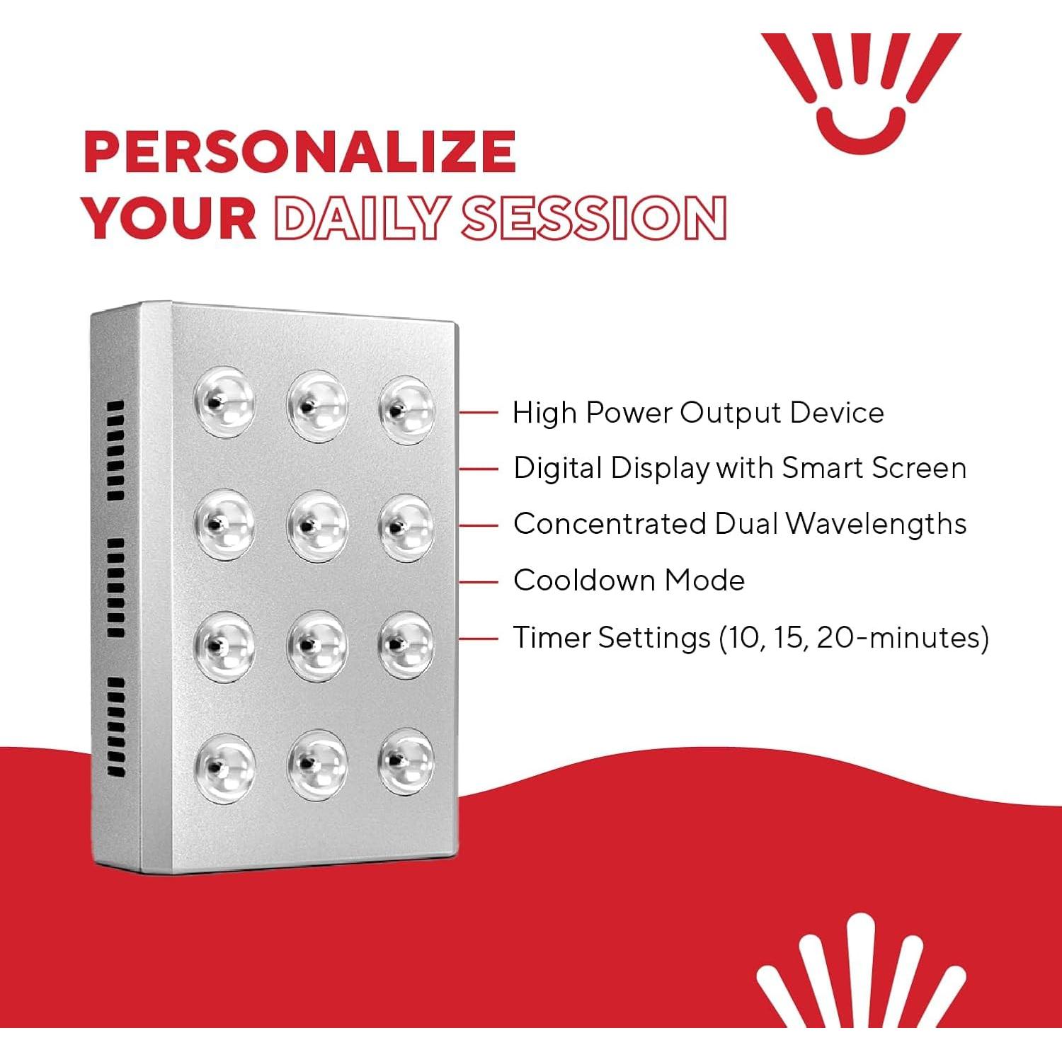 Lámpara de Luz Roja Kala Mini - Portátil LED 10x8 cm