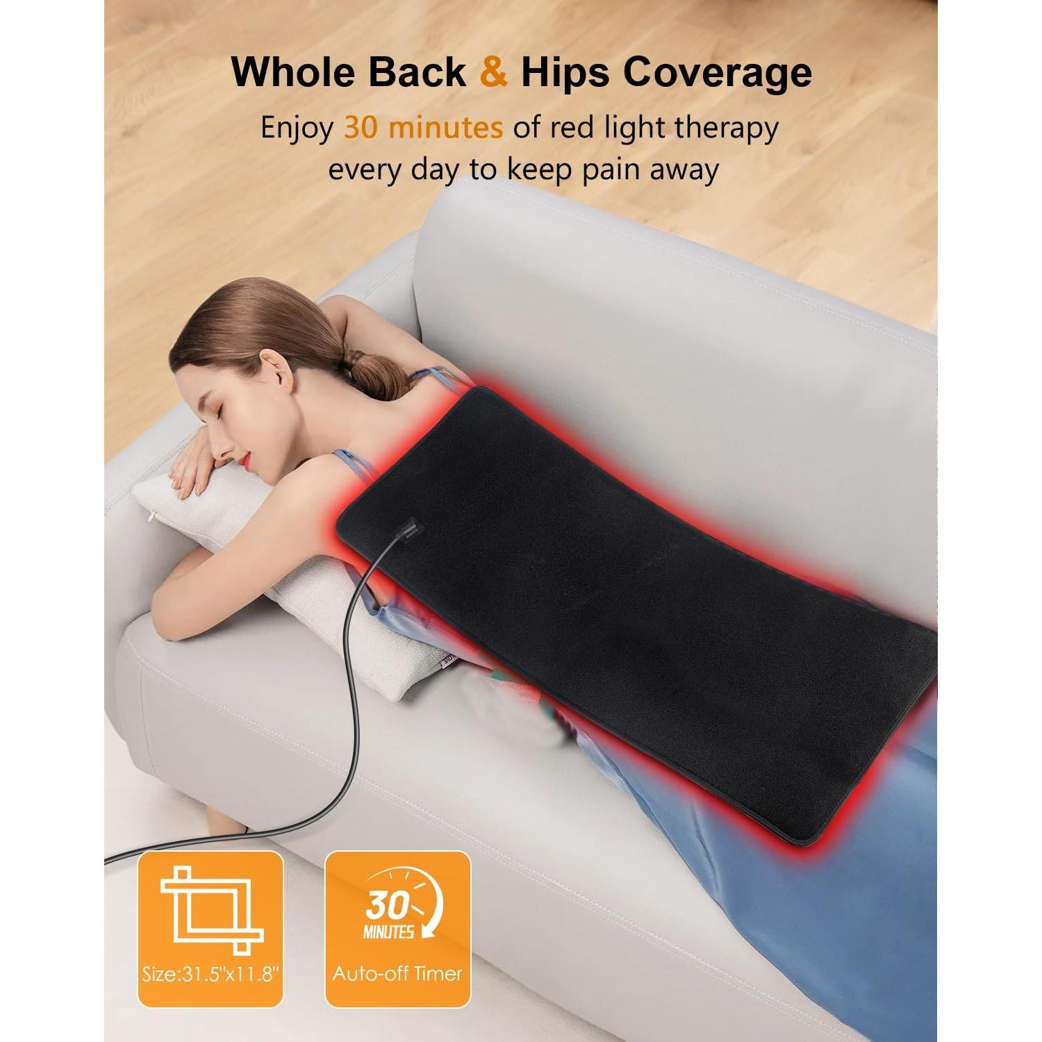 Almohadilla de Terapia de Luz Roja SHEVIEW 80x30 cm 360 LEDs