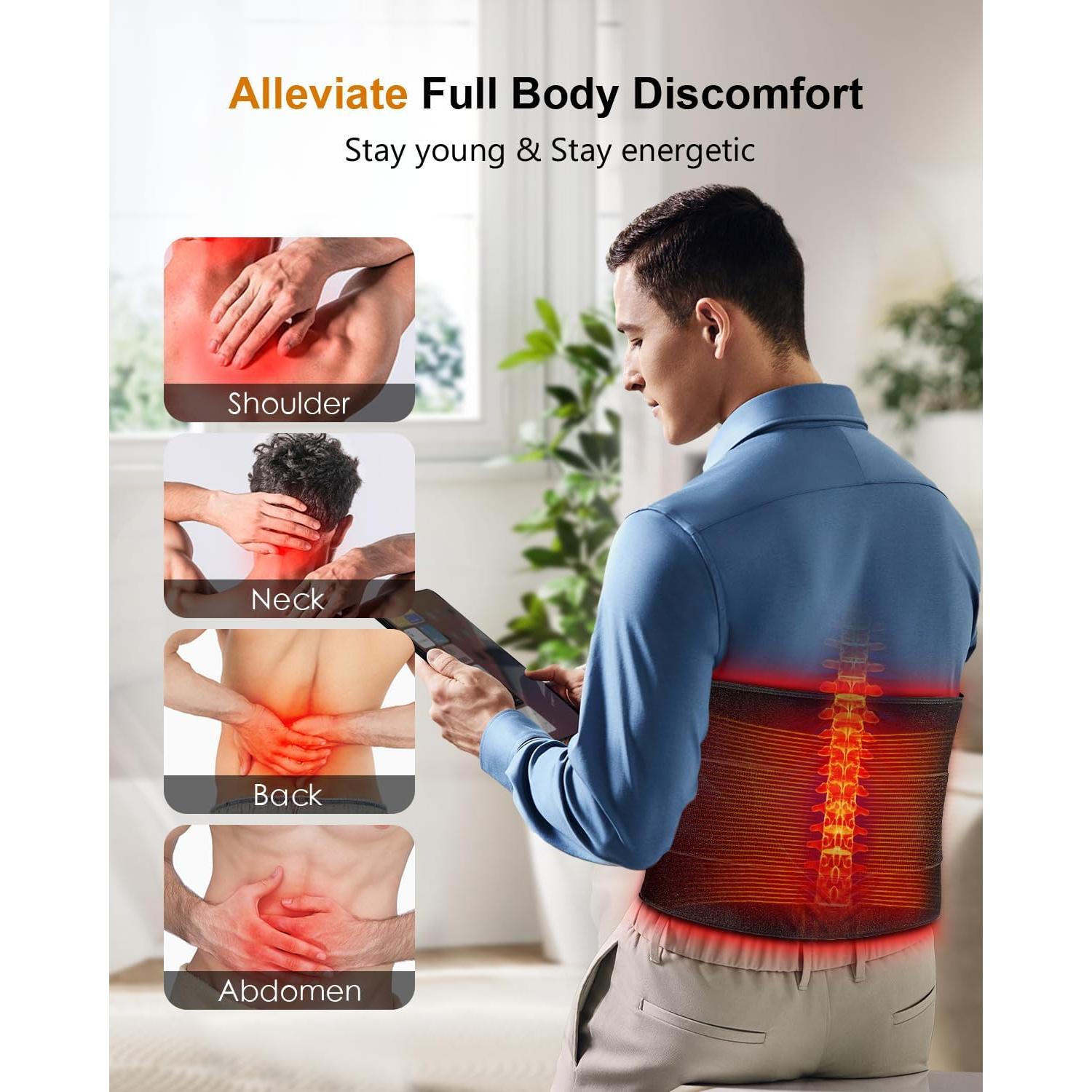 Almohadilla de Terapia de Luz Roja SHEVIEW 80x30 cm 360 LEDs