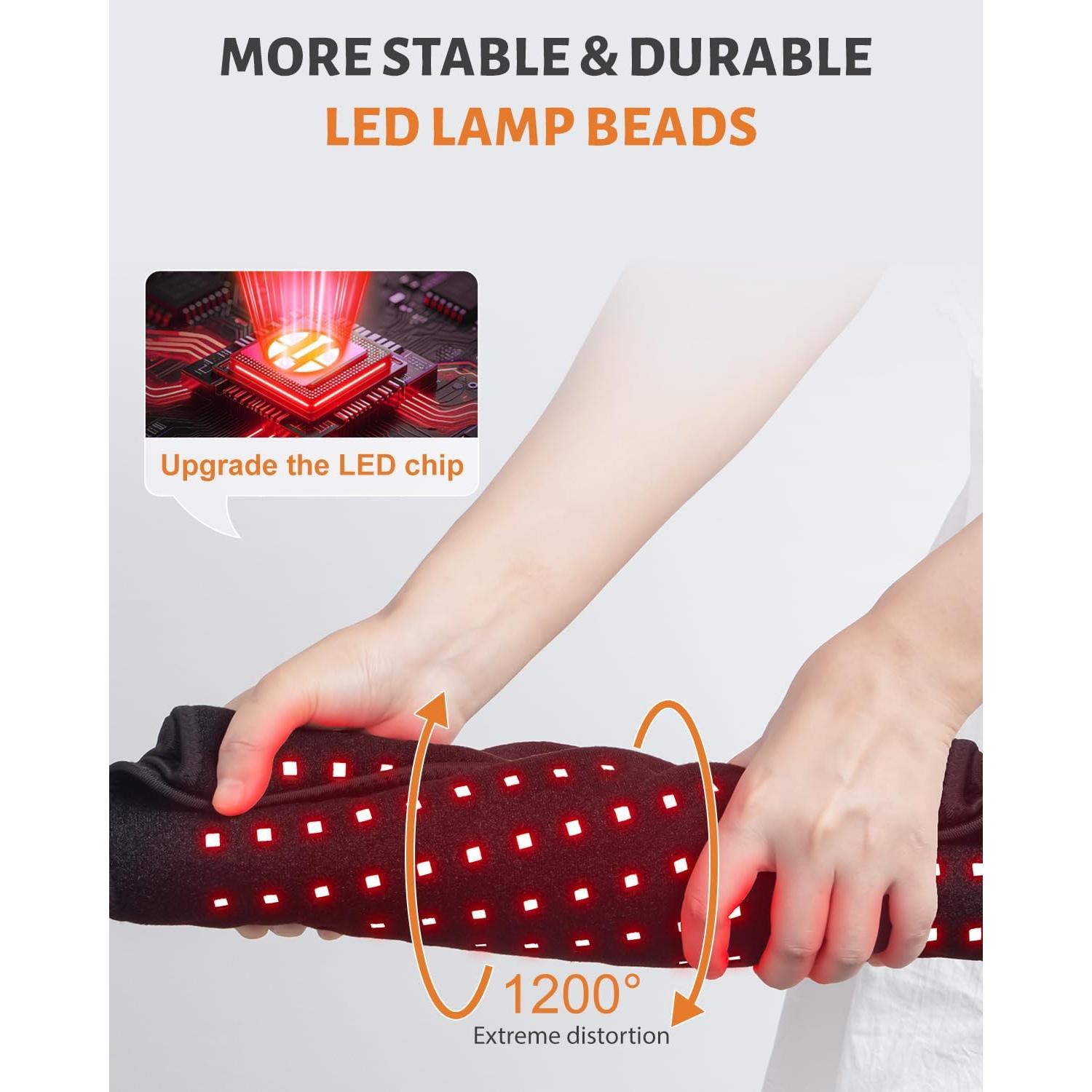 Almohadilla de Terapia de Luz Roja Astarexin 406 LEDs 60W