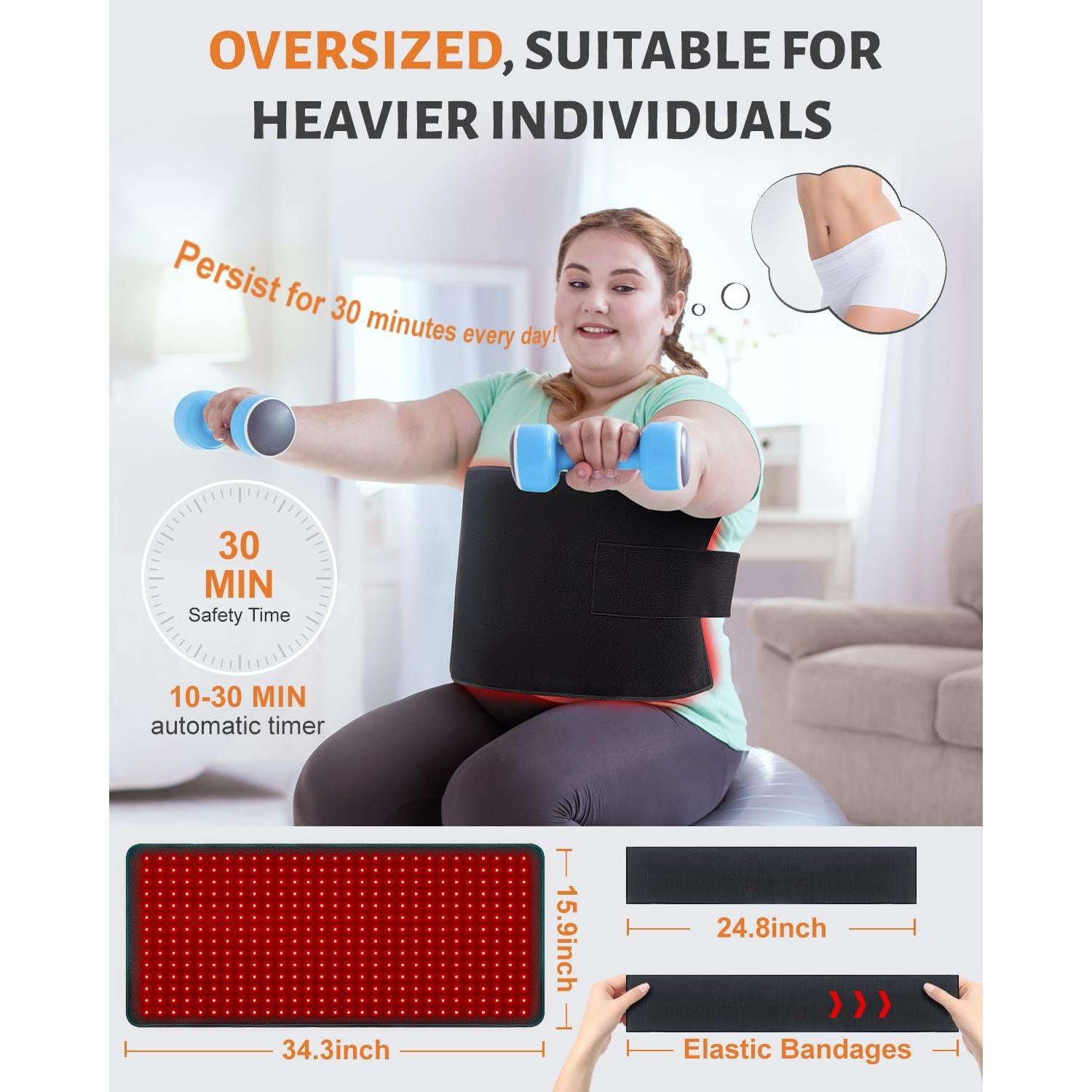 Almohadilla de Terapia de Luz Roja Astarexin 406 LEDs 60W