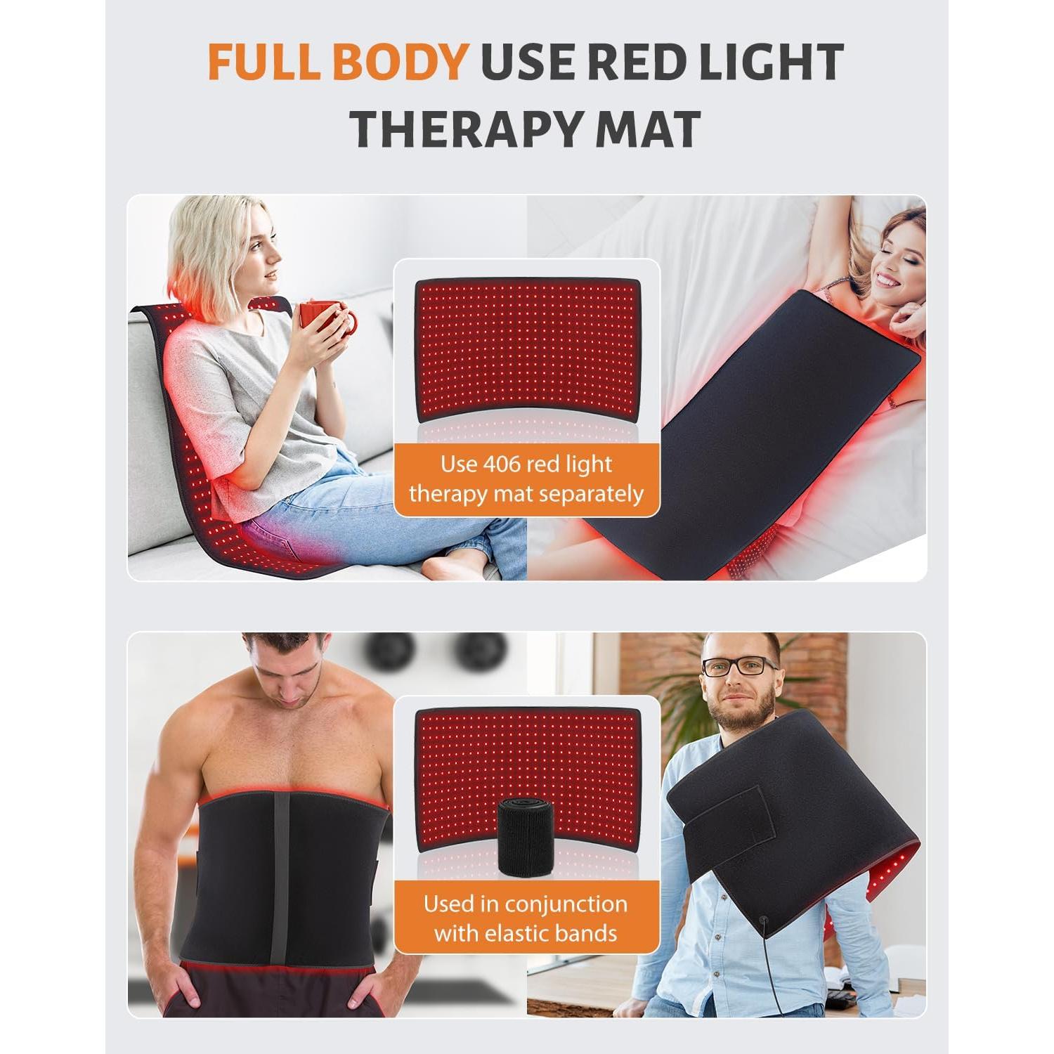 Almohadilla de Terapia de Luz Roja Astarexin 406 LEDs 60W