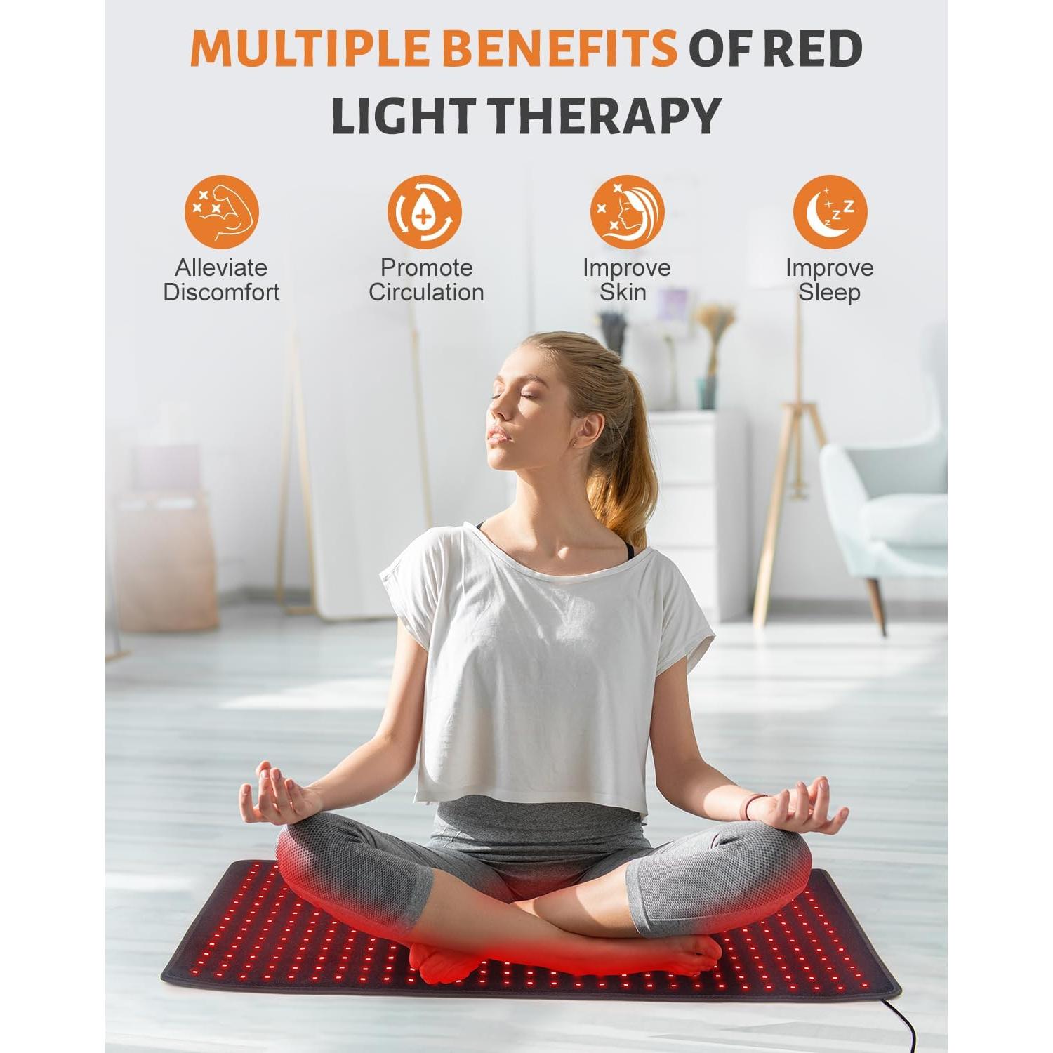 Almohadilla de Terapia de Luz Roja Astarexin 406 LEDs 60W