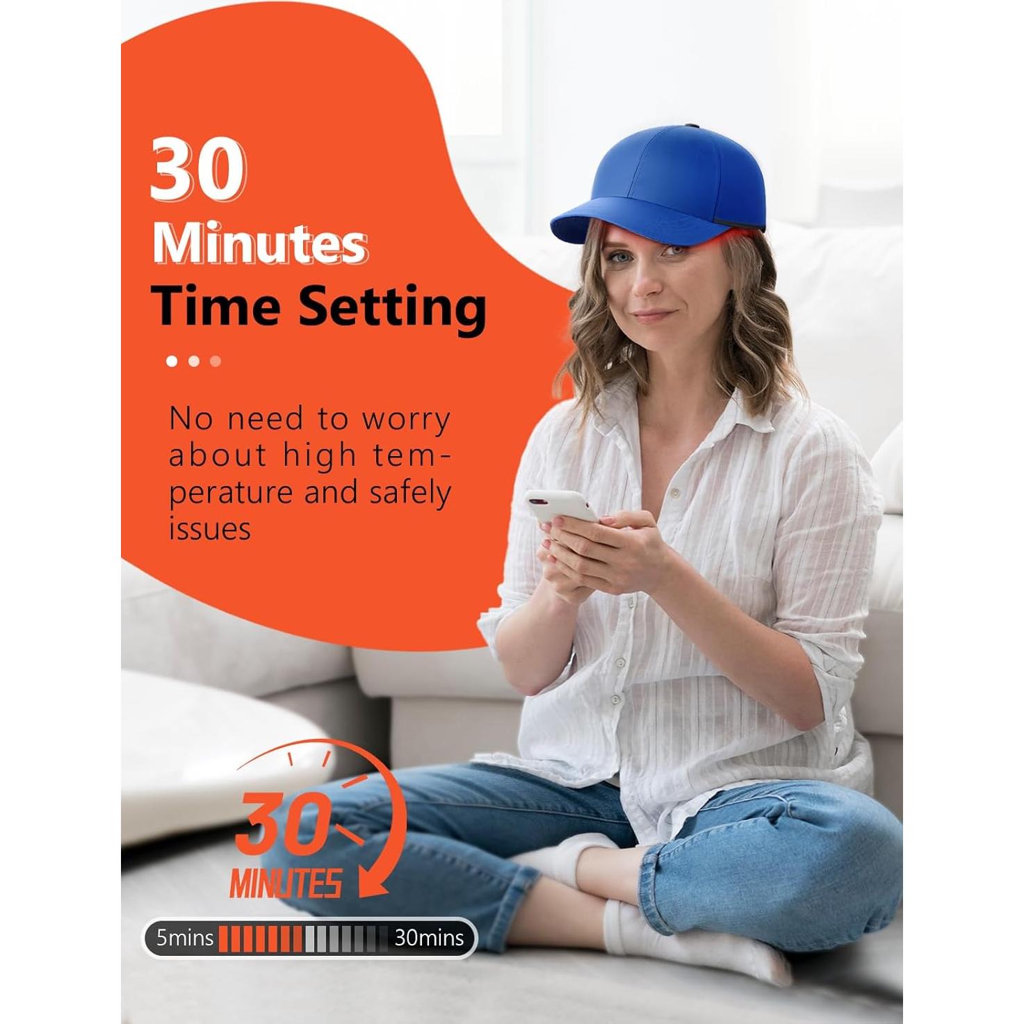 Terapia de Luz Roja HALIDODO 660nm y 850nm con Temporizador