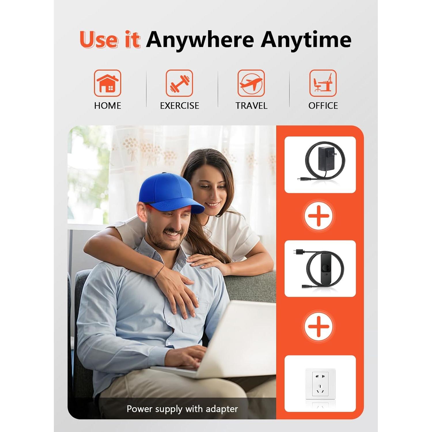 Terapia de Luz Roja HALIDODO 660nm y 850nm con Temporizador