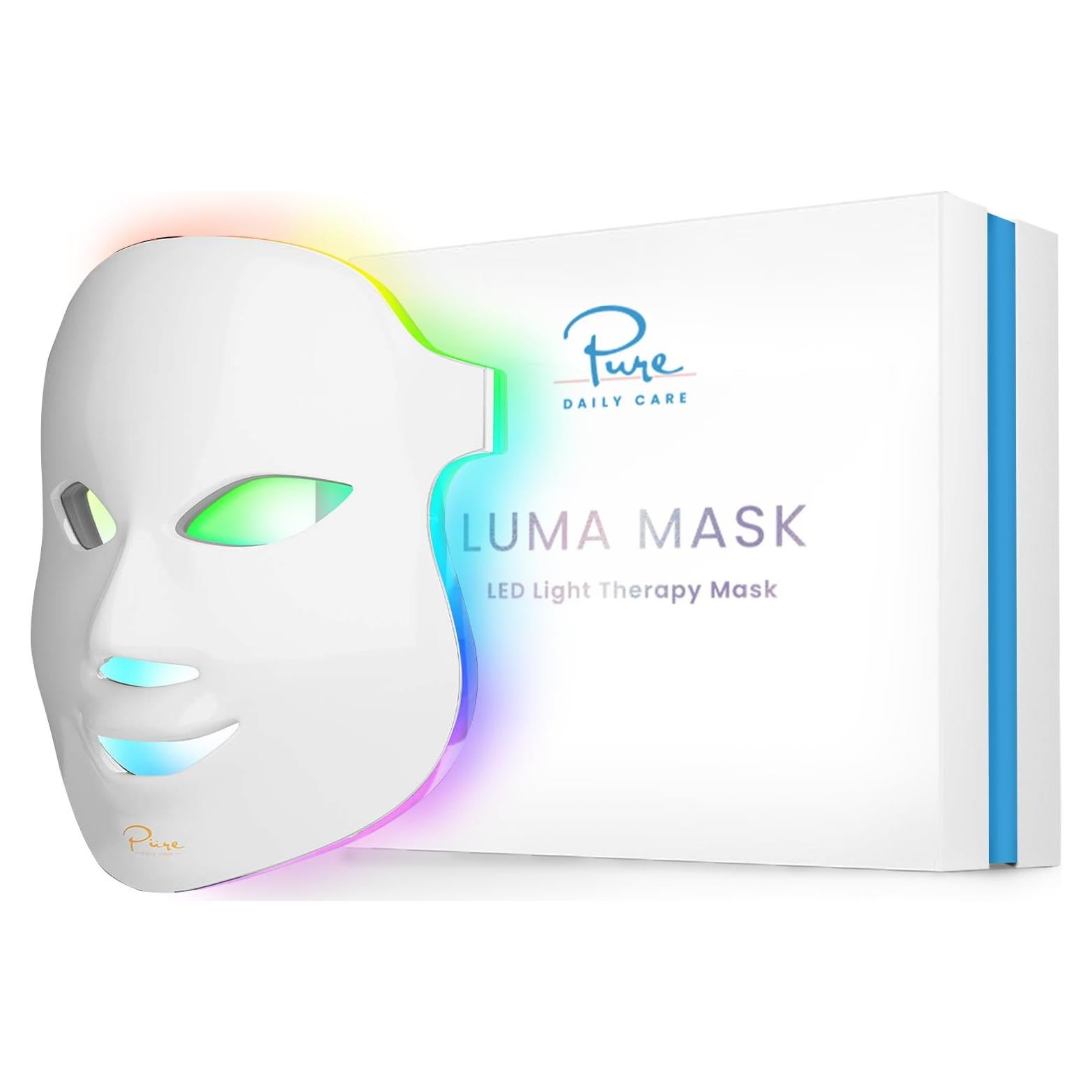 Máscara LED Luma de Pure Daily Care | 7 Modos de Color | 5 Intensidades
