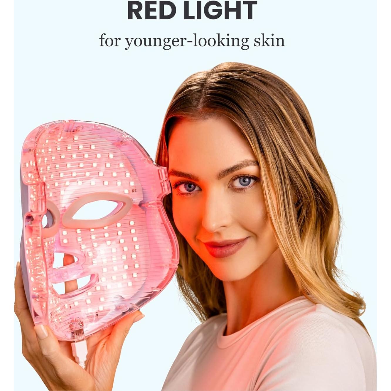 Máscara LED Luma de Pure Daily Care | 7 Modos de Color | 5 Intensidades