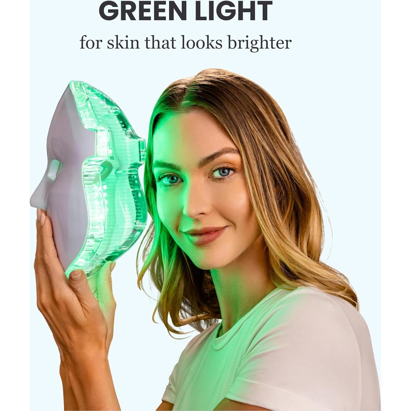 Máscara LED Luma de Pure Daily Care | 7 Modos de Color | 5 Intensidades