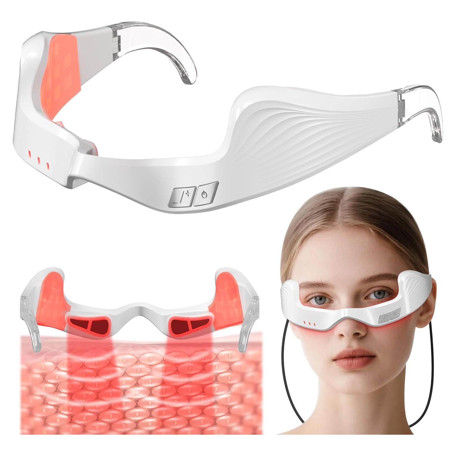 Gafas de terapia de luz roja LED Nutra Light 650nm para arrugas