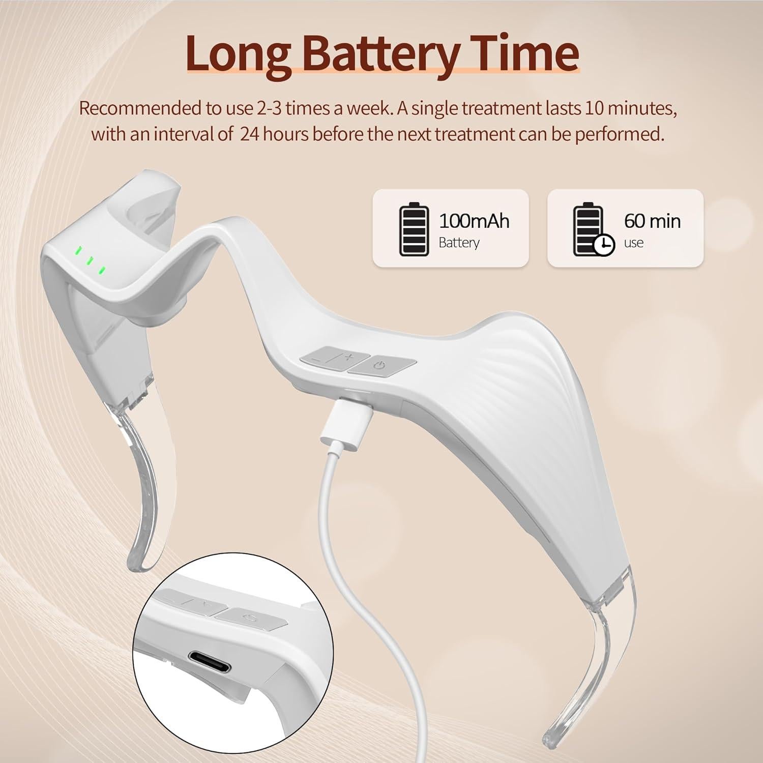 Gafas de terapia de luz roja LED Nutra Light 650nm para arrugas