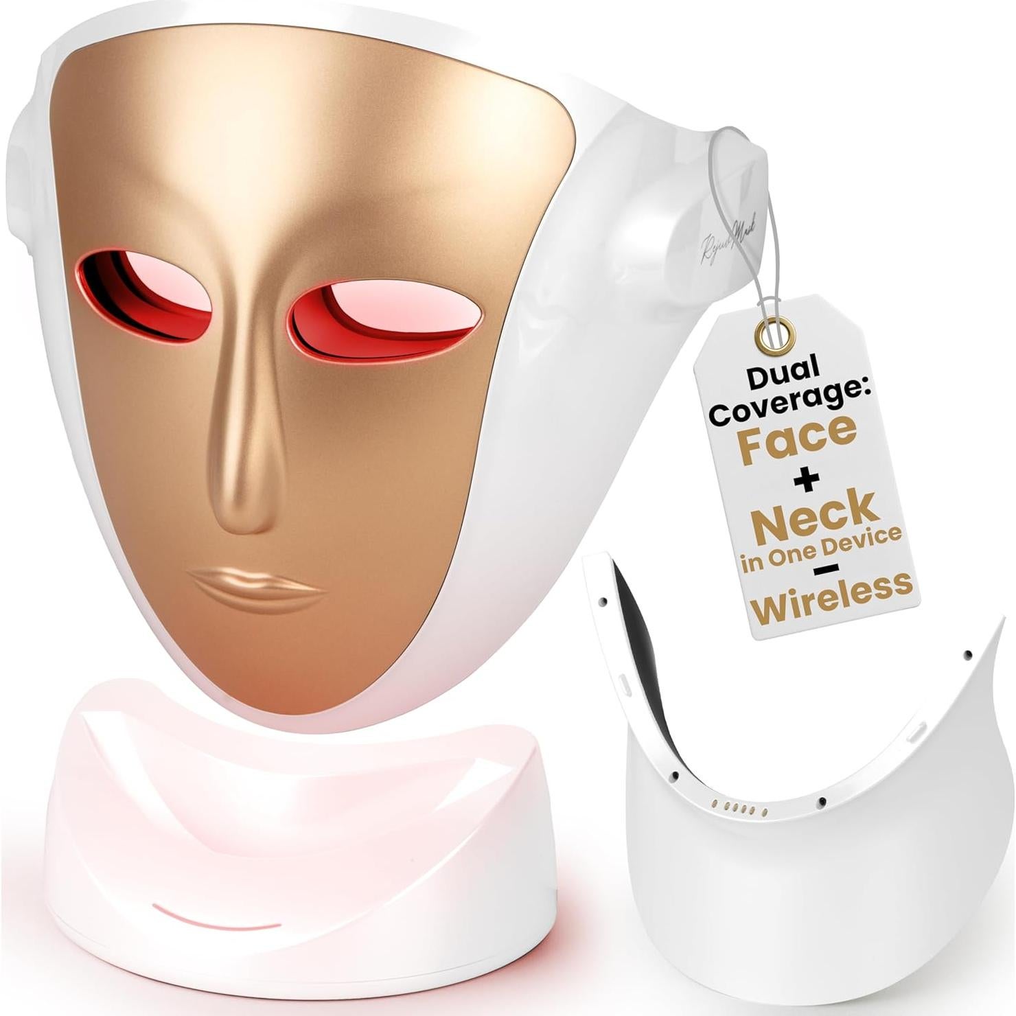 Máscara LED Rejuvmask para Cara y Cuello - Ligera 0.54 kg
