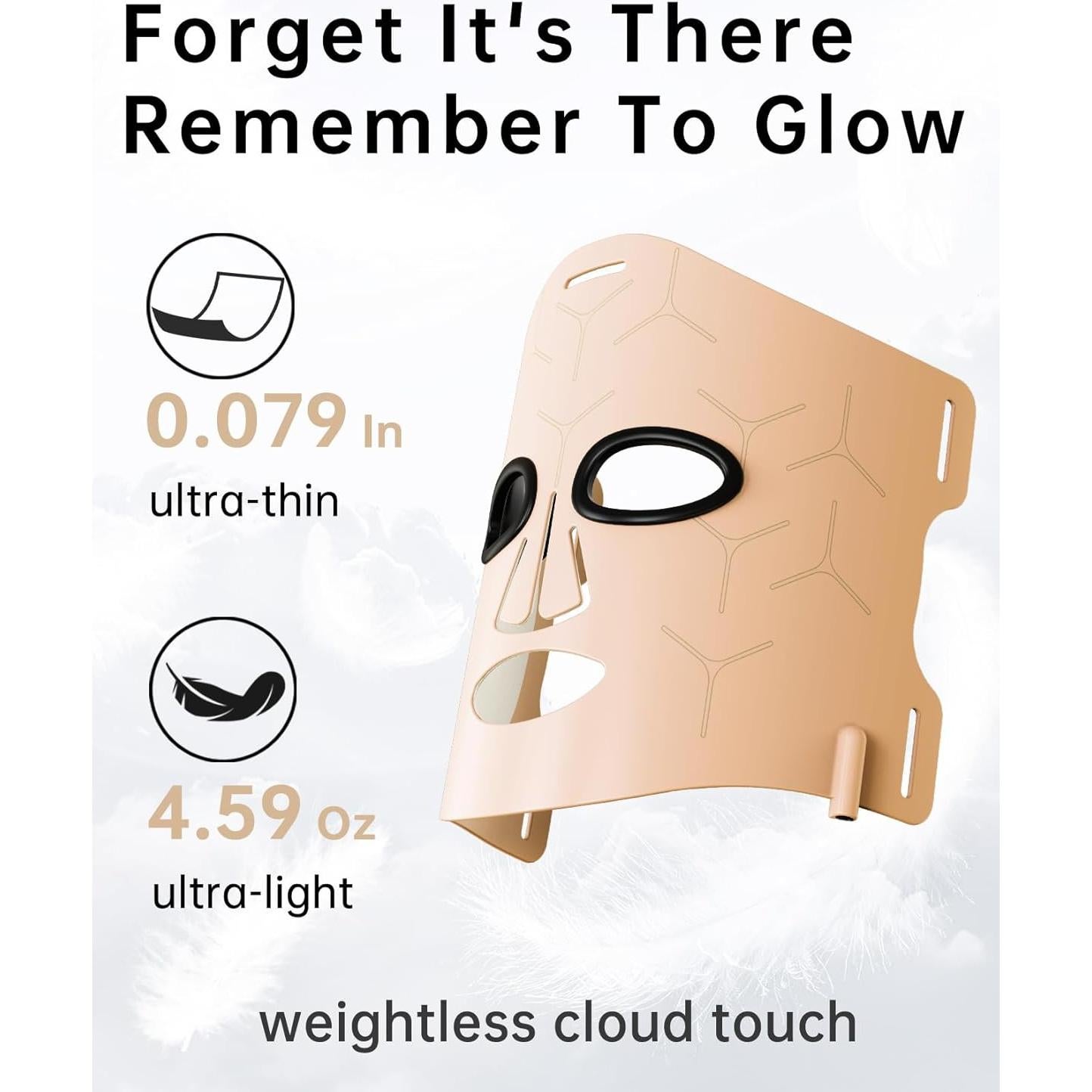 Máscara de Terapia de Luz Infrarroja VYM - Cuidado Facial 130g