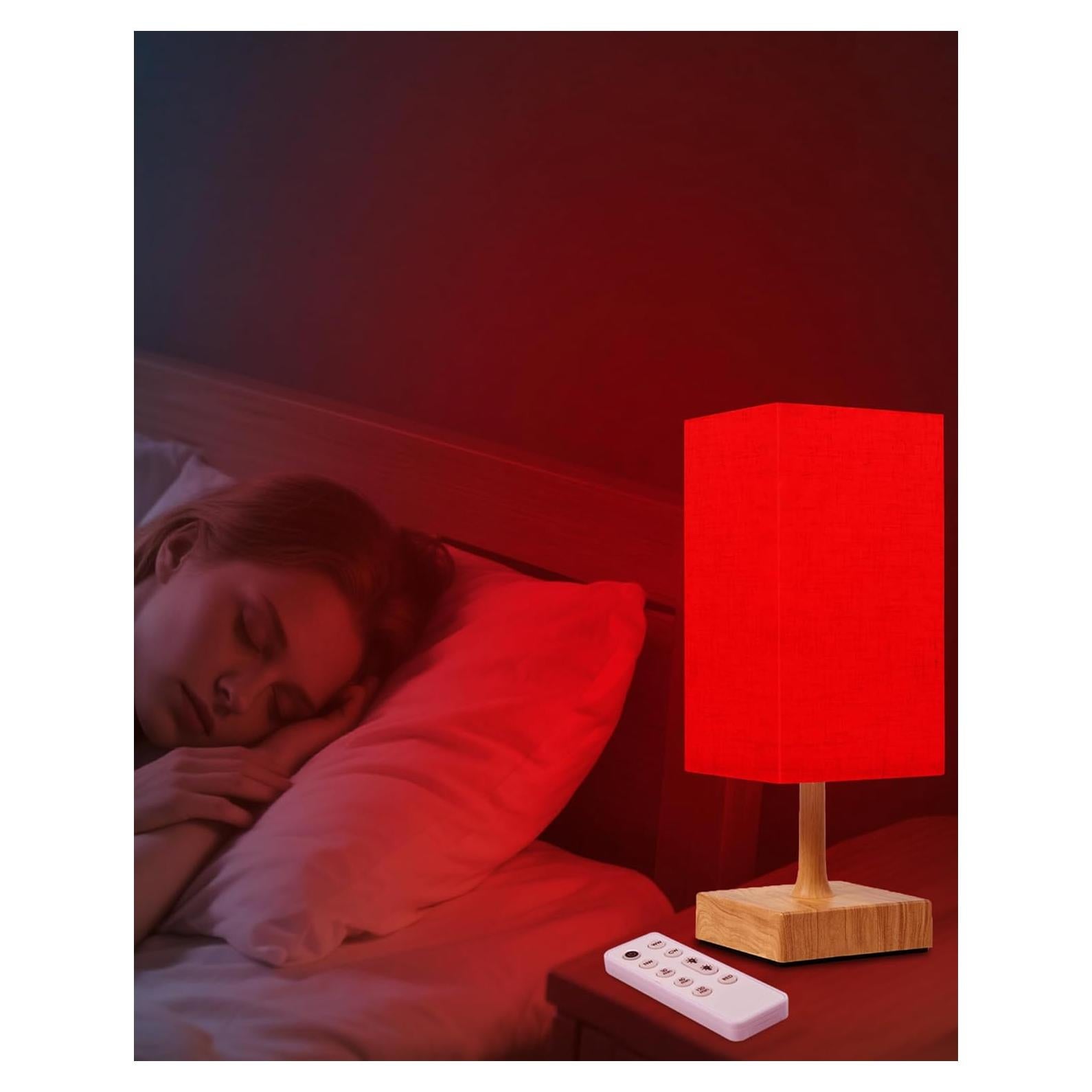 Lámpara de Noche Roja Aoife SW-HGDF10WD 670nm Control Remoto