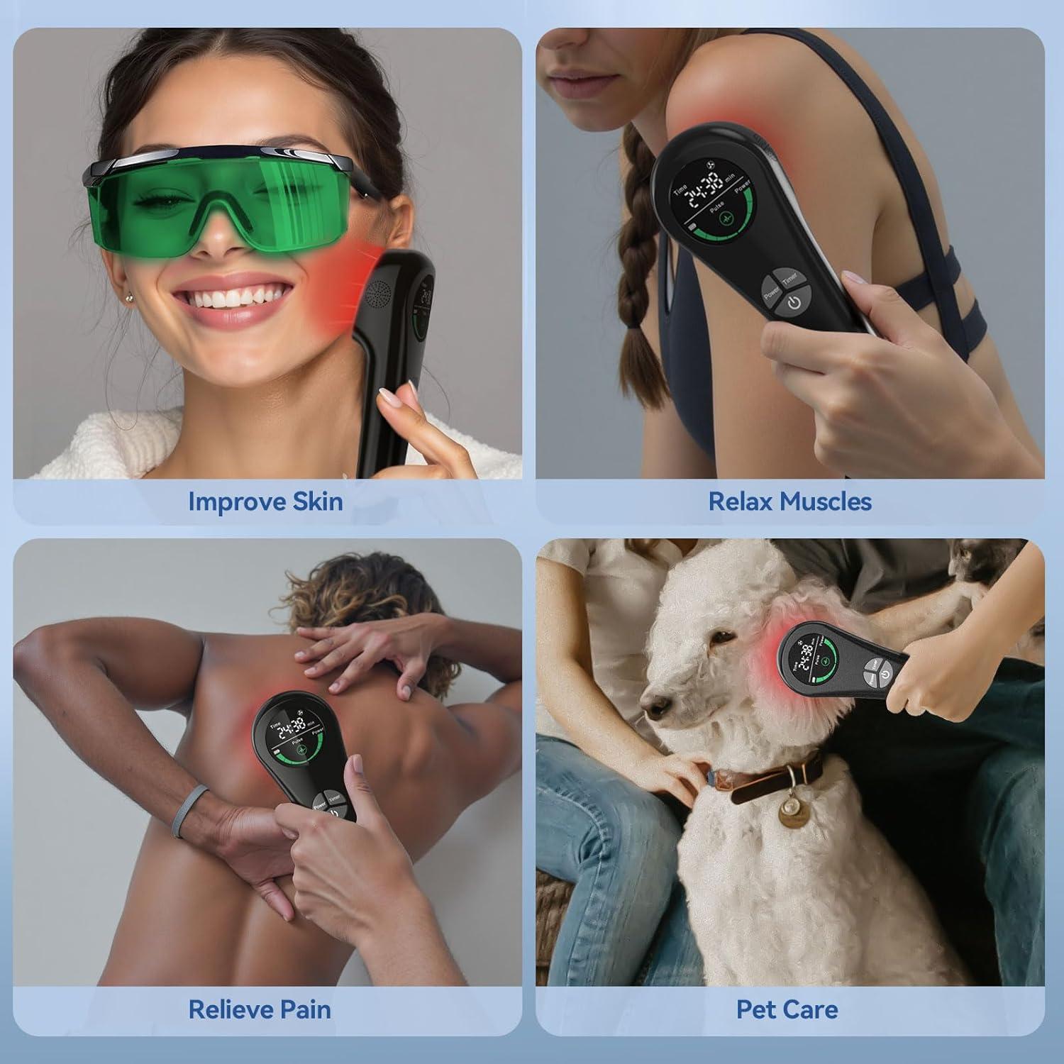 Dispositivo de Terapia de Luz Roja COMSYNC RT009 808nm 650nm