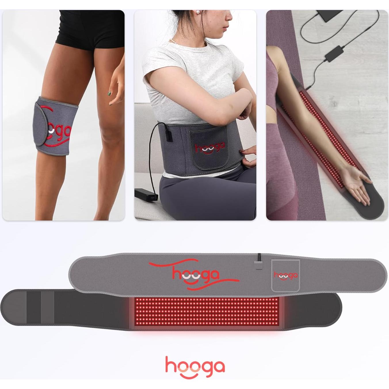 Cinturón de Terapia de Luz Roja Hooga RLT-Belt-2025 132x18cm