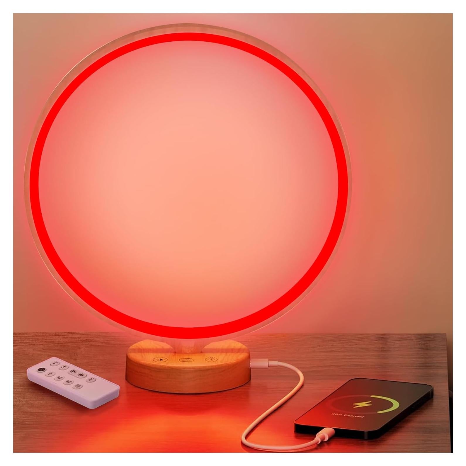 Lámpara de luz roja HAUBAT S99 para terapia nocturna 670nm