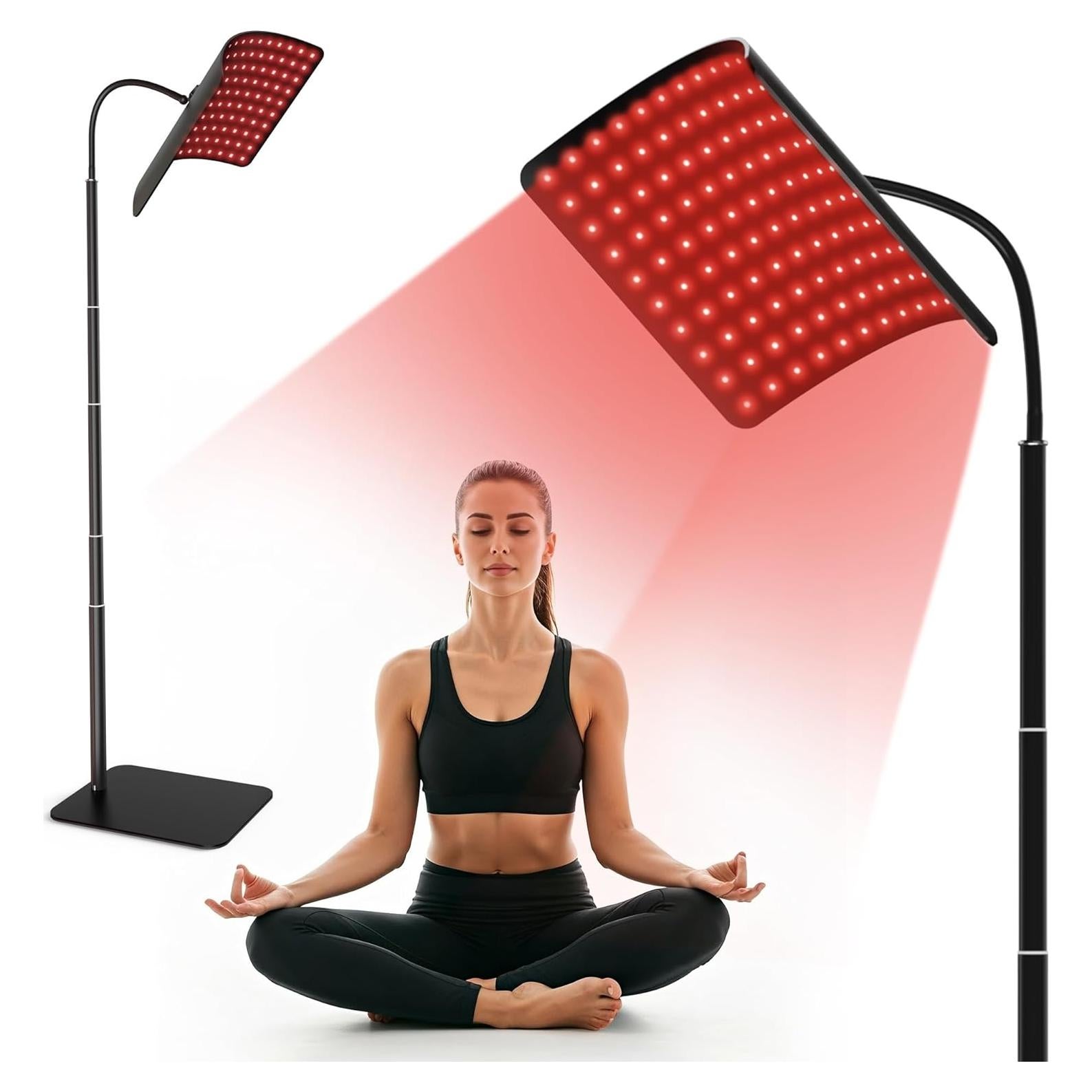 Lámpara de Terapia de Luz Roja CMICE 660nm y 850nm para Cara y Cuerpo