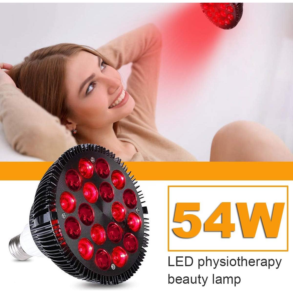 Lámpara de Terapia de Luz Roja DMMBMFC 54W 18 LED Ajustable