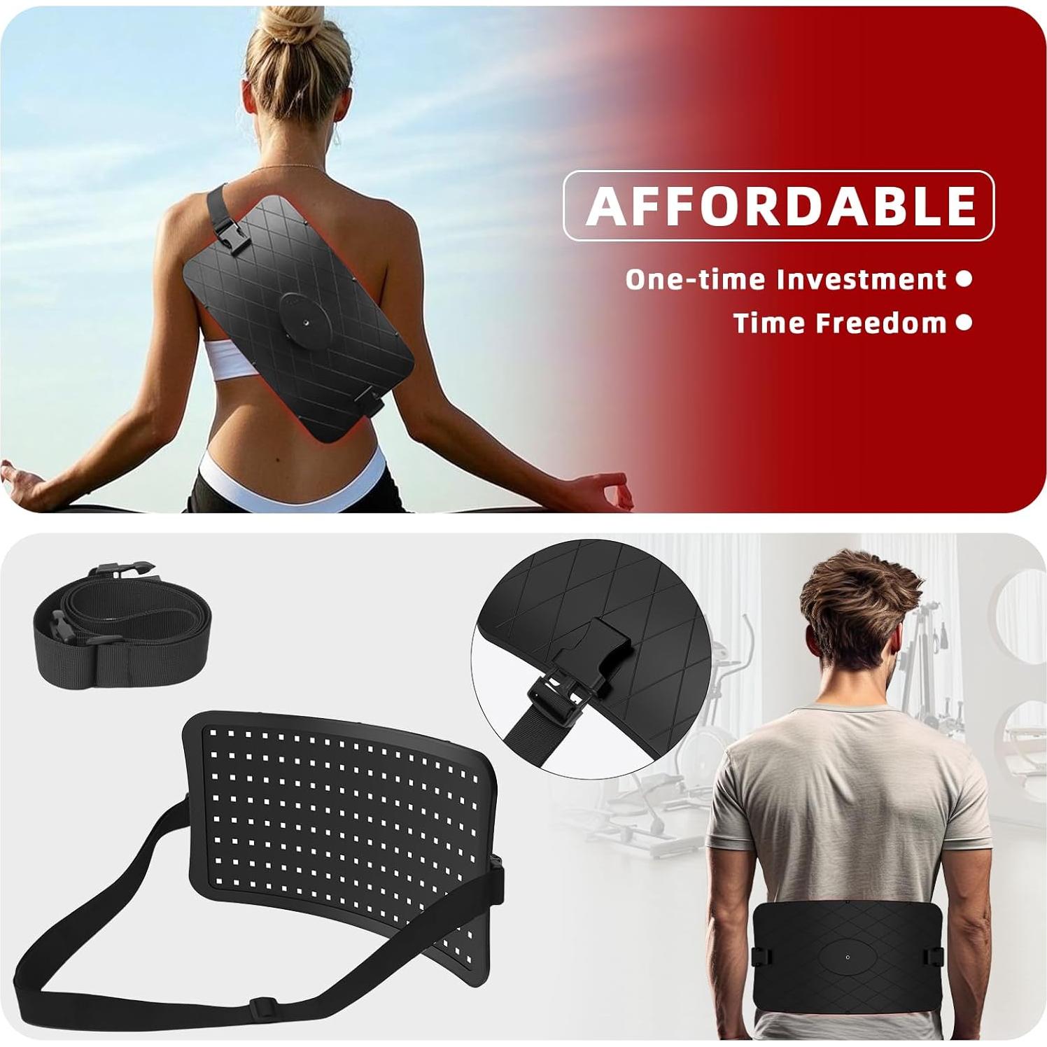 Lámpara de Terapia de Luz Roja Veefy 4-en-1 660nm y 850nm