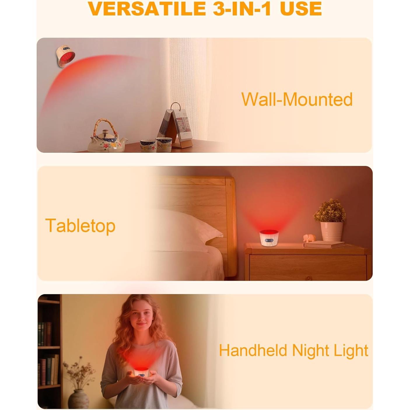 Lámpara de Terapia de Luz Roja 670nm Aoife con Control Remoto