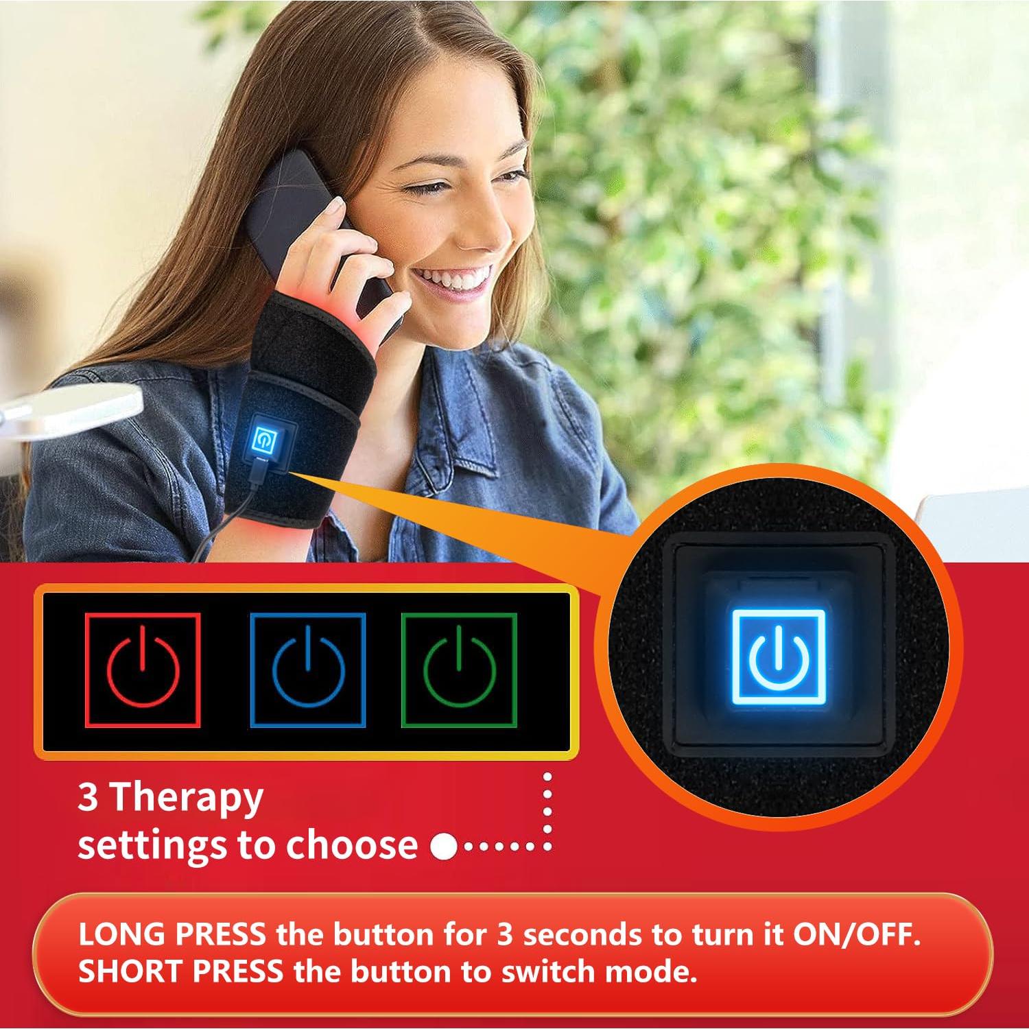 Cinta de Terapia de Luz Roja e Infrarroja Xiamen RLT-48 para Alivio del Dolor