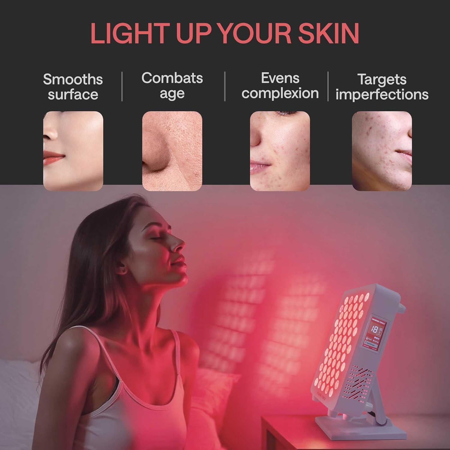 Panel de Terapia de Luz Roja Wonder Family RL60S - 5 Longitudes de Onda