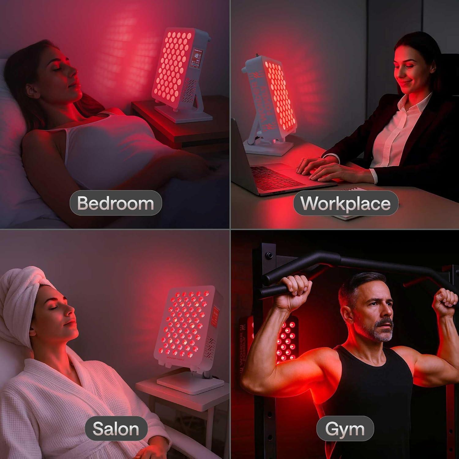 Panel de Terapia de Luz Roja Wonder Family RL60S - 5 Longitudes de Onda