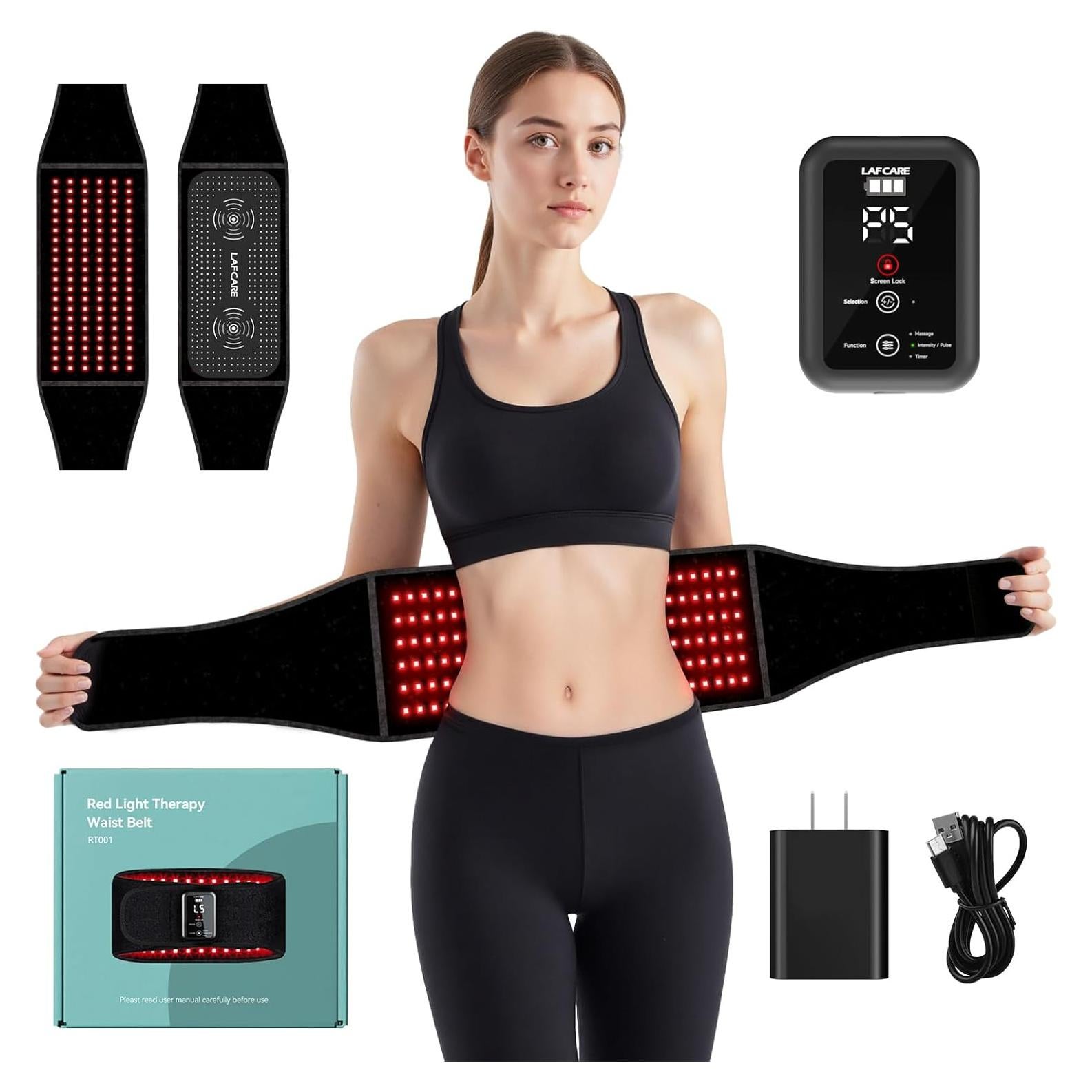 Cinturón de Terapia de Luz Roja LAFCARE 5000mAh 660nm 850nm