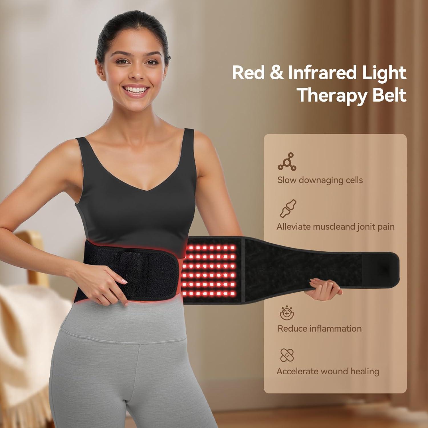 Cinturón de Terapia de Luz Roja LAFCARE 5000mAh 660nm 850nm