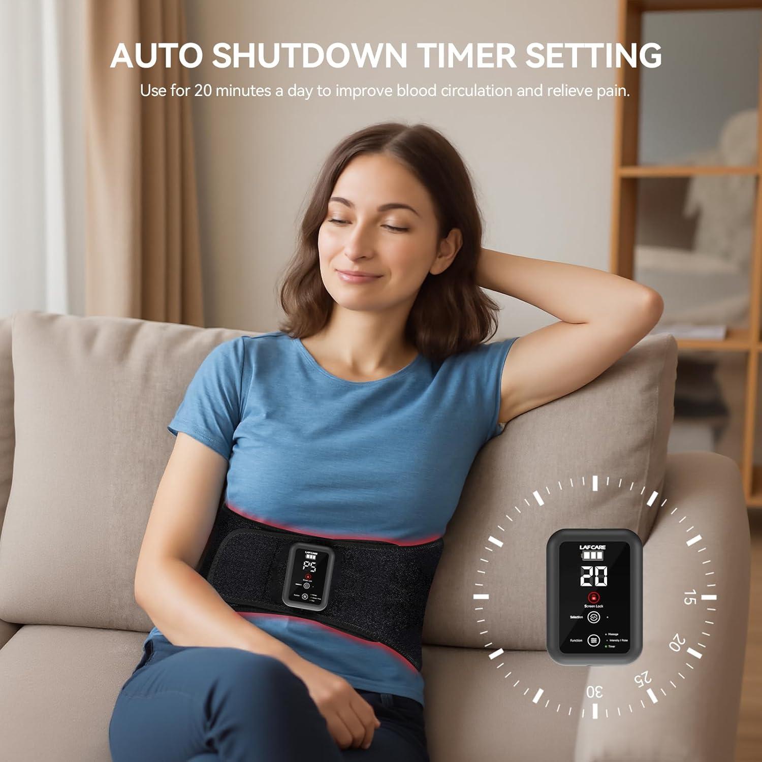 Cinturón de Terapia de Luz Roja LAFCARE 5000mAh 660nm 850nm