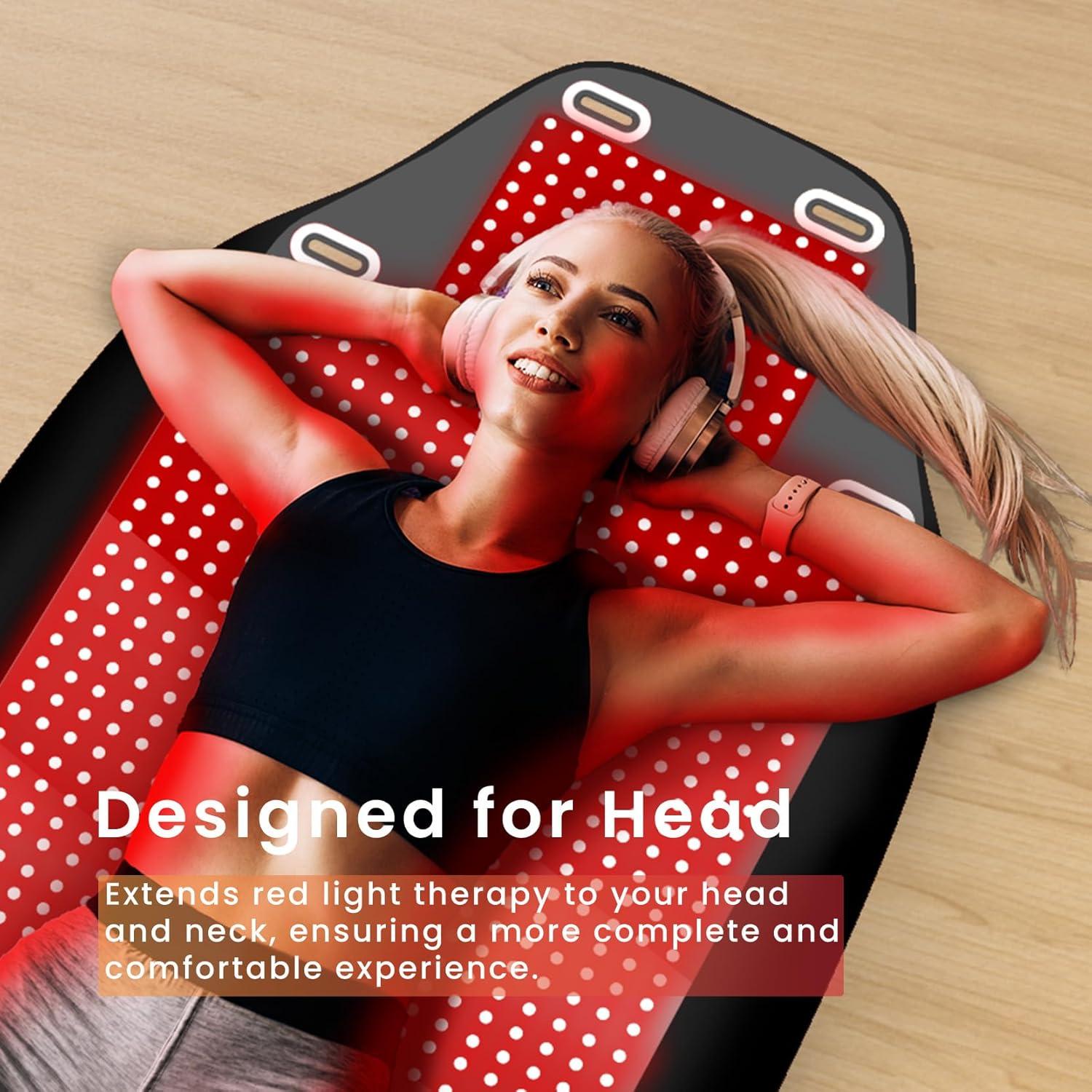 Alfombra de Terapia de Luz Roja Oiameen 188x85cm 1443 LEDs