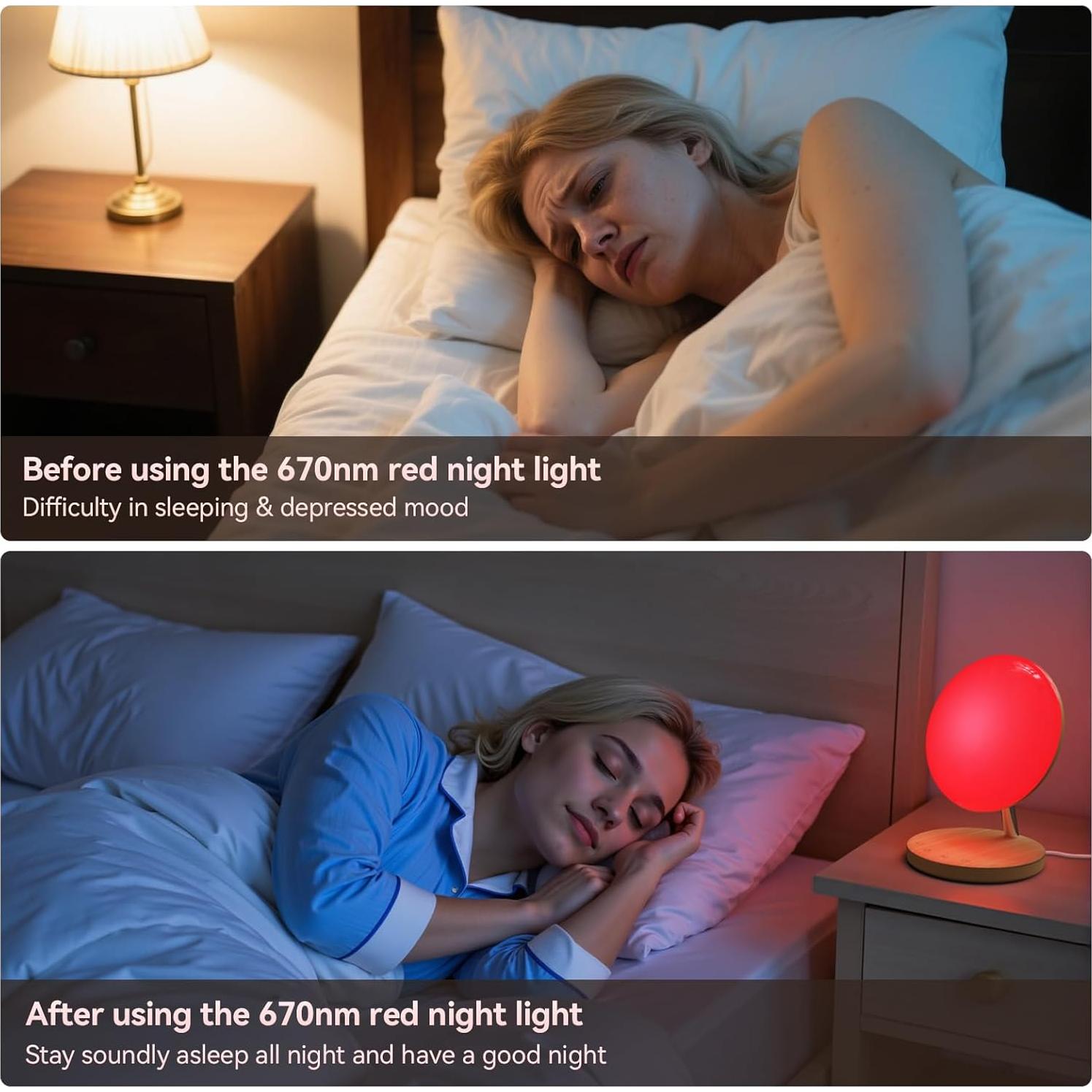 Lámpara de Terapia de Luz Roja COMSYNC RT012 670nm USB