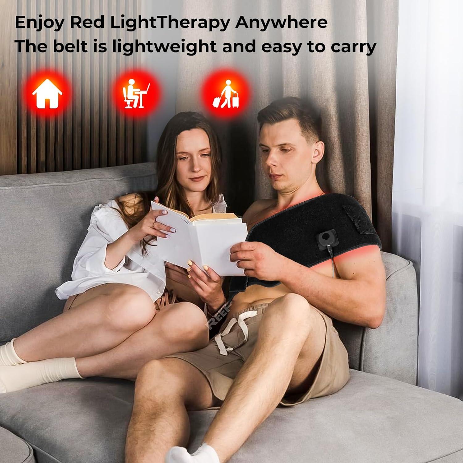 Alfombrilla de Terapia de Luz Roja LITDUCK 56x18 cm 70 LEDs