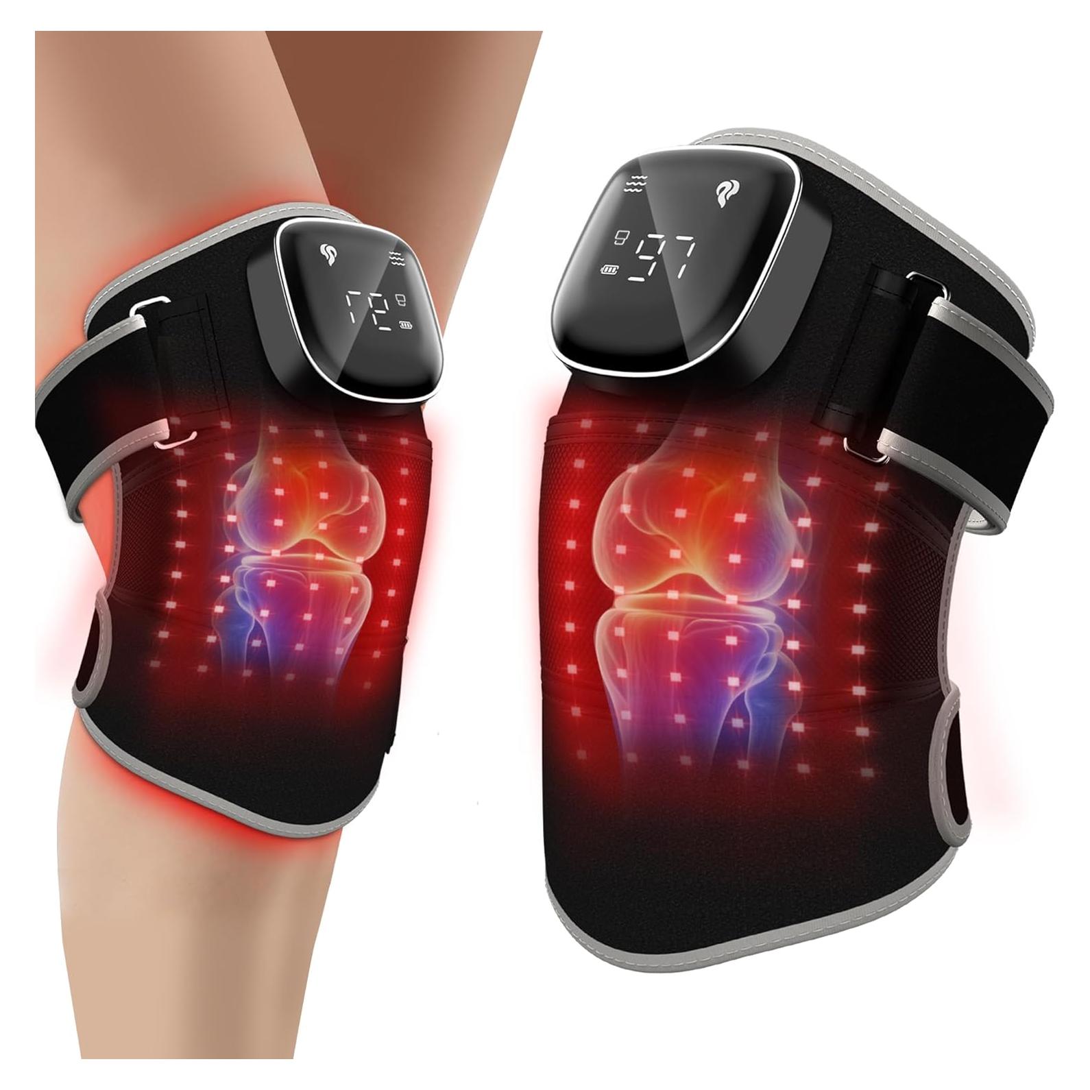 Masajeador de Rodilla RAYOCON con Luz Roja y Calor