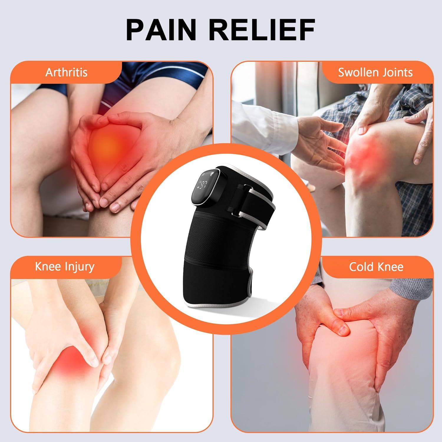 Masajeador de Rodilla RAYOCON con Luz Roja y Calor