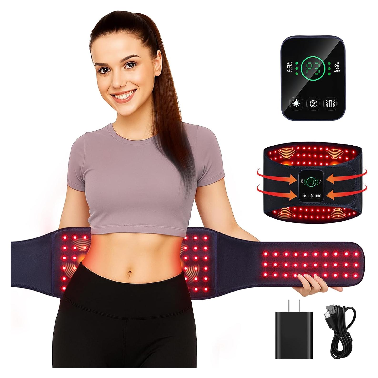Cinturón de Terapia de Luz Roja Inalámbrico EVATEALE 660/850nm