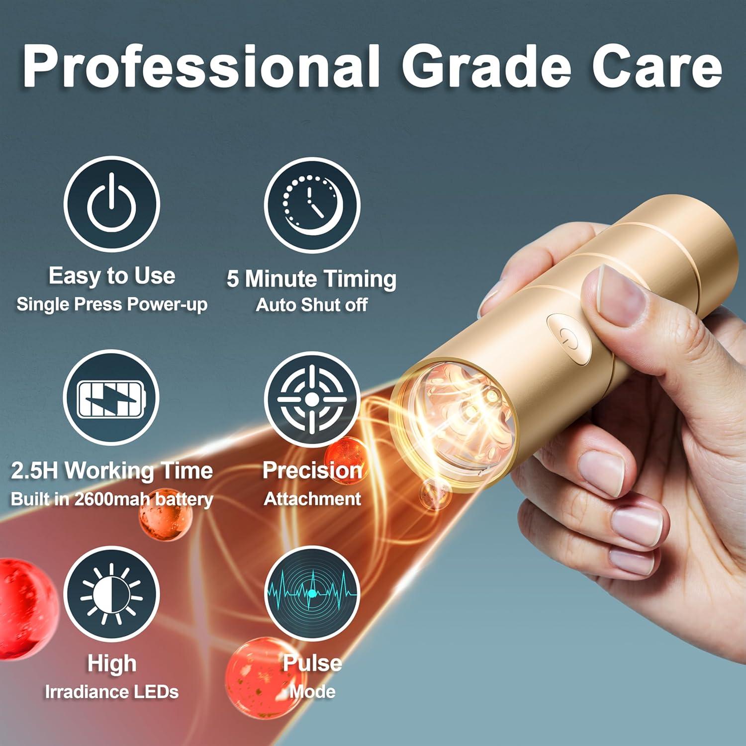 Luz de Terapia del Dolor RubraVive PTL Infrarroja 630-940nm