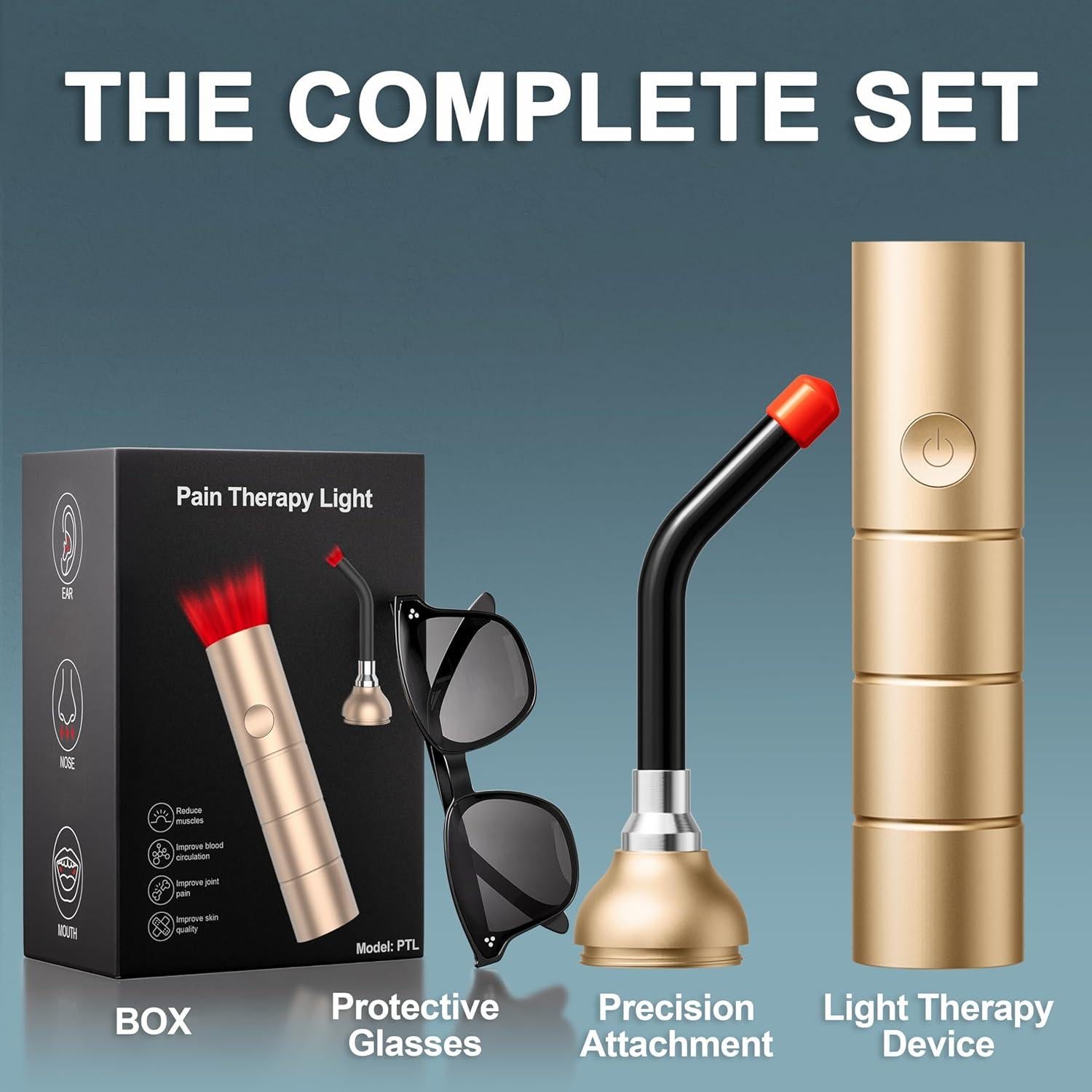 Luz de Terapia del Dolor RubraVive PTL Infrarroja 630-940nm