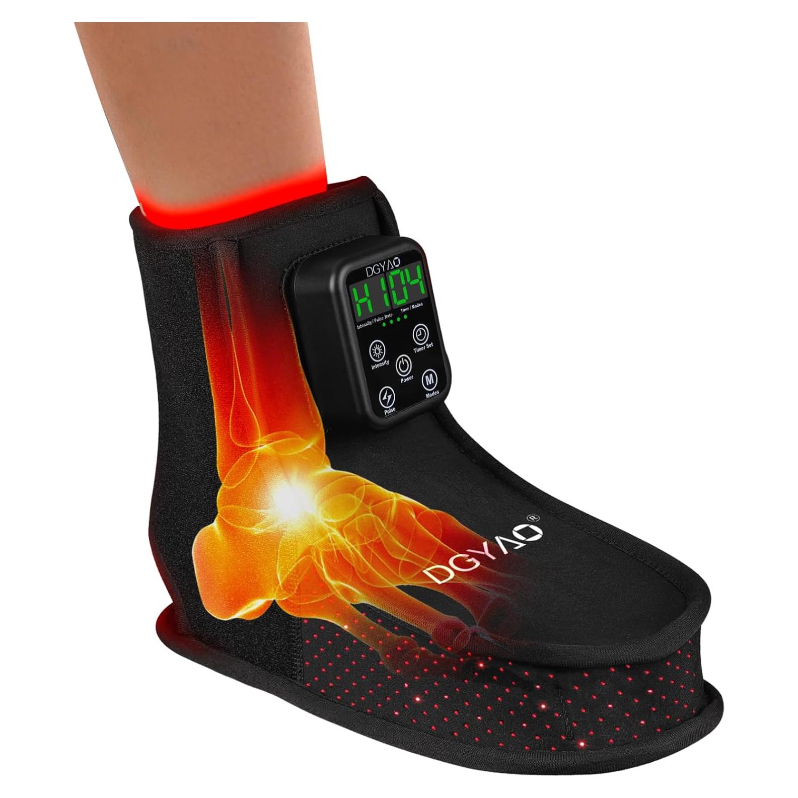 Terapia de Luz Roja DGXINJUN para Pies y Tobillos Portátil