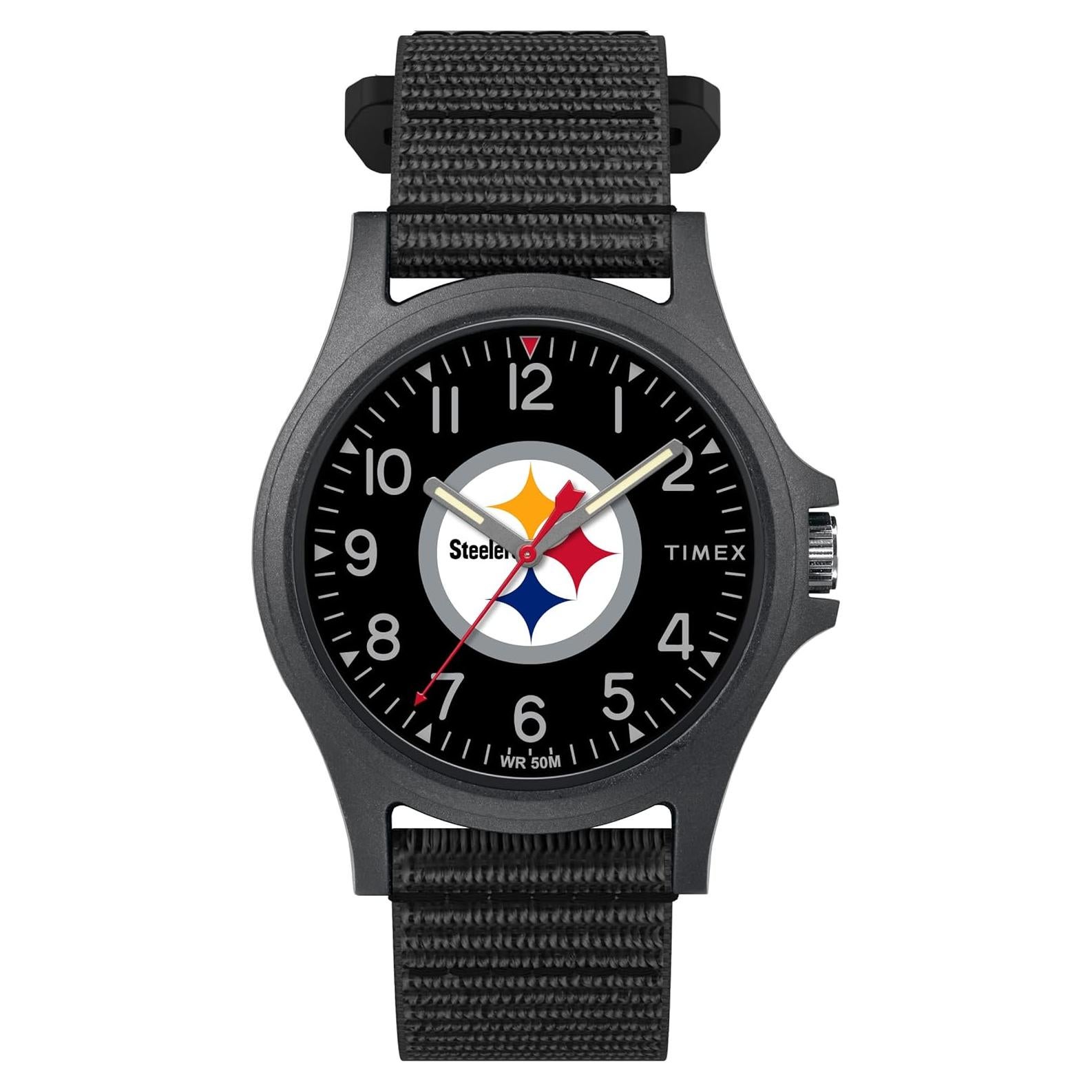 Reloj Timex NFL Pride 40mm con correa ajustable negra