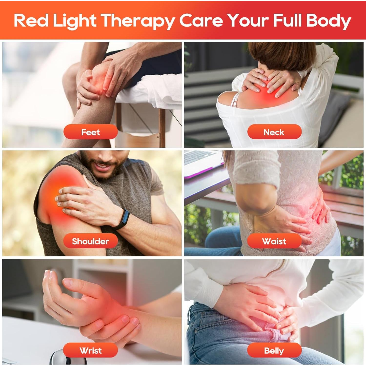 Terapia de Luz Roja BEICHEN 120 LED 660nm 850nm 940nm