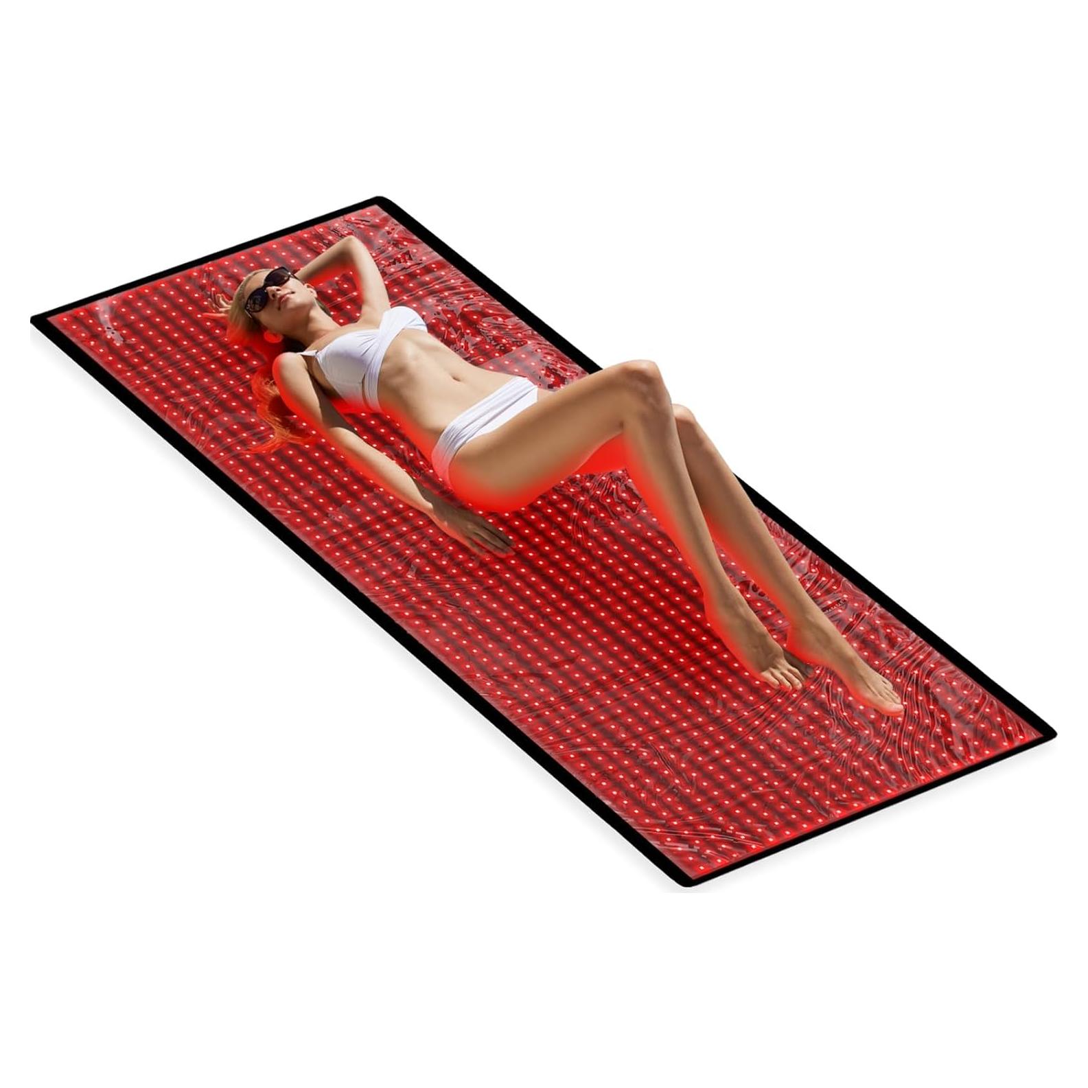 Almohadilla de Terapia de Luz Roja SZDGGZ 180x80cm 1280 LED