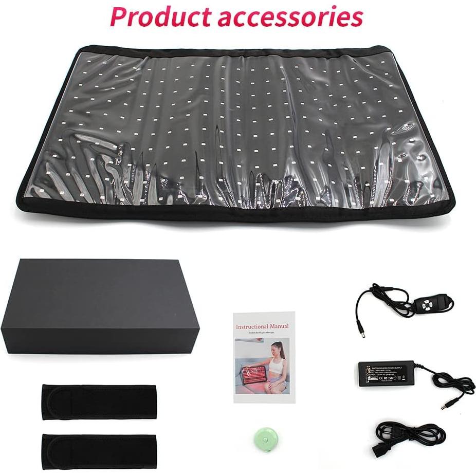 Almohadilla de Terapia de Luz Roja cabpay 157x58 cm Alivio Dolor