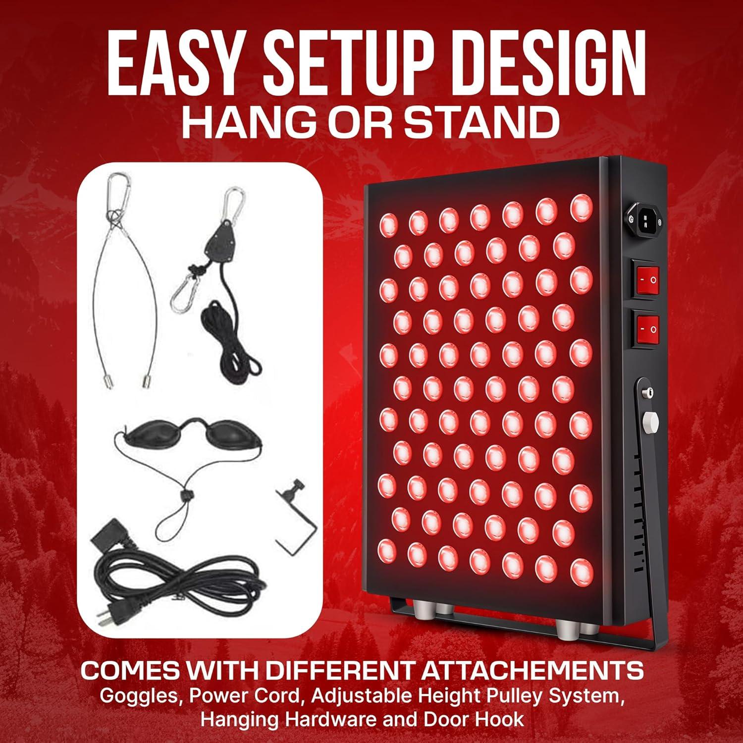 Panel de Terapia de Luz Roja VitaRay 360W - LED 660nm y 850nm